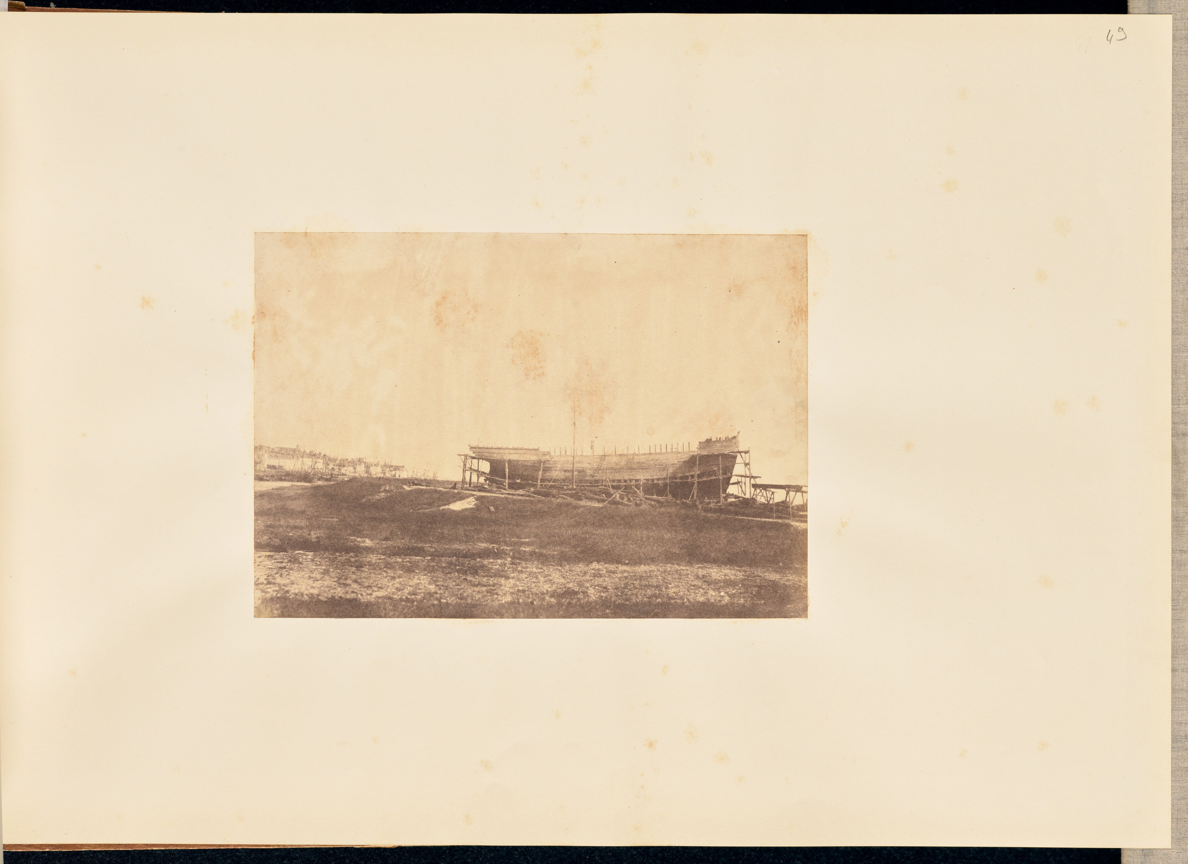 [Shipbuilding yard, Le Crotoy, baie de Somme]