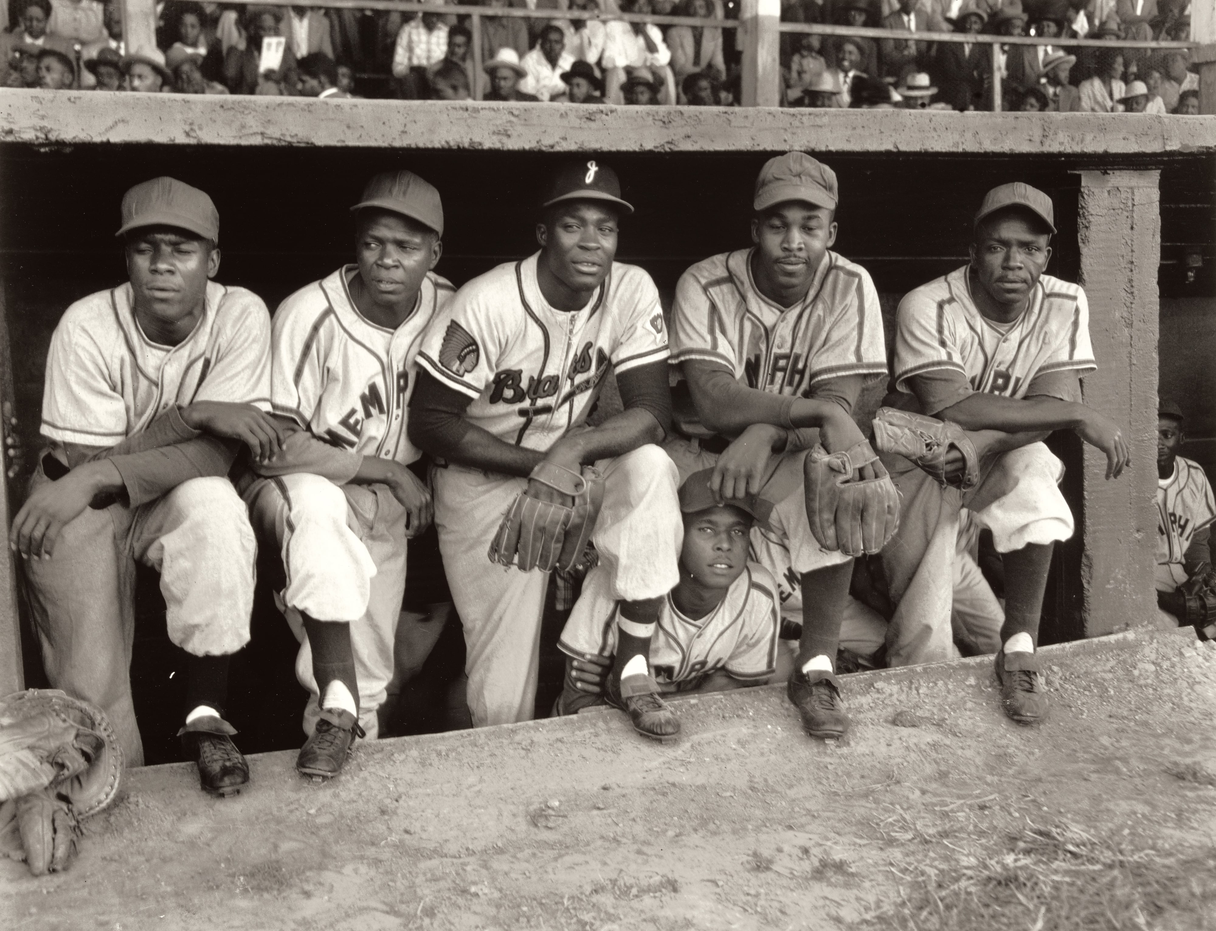 In the dugout, Martin’s Stadium, Memphis, Tennessee