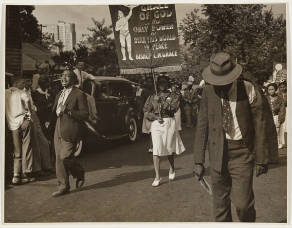 Every September first there is a parade for Bishop Grace. He is the Father Divine of the South, Charlotte, NC