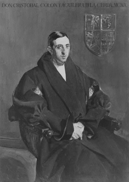 Portrait of Don Cristobal y Aquilera de la Cerda, Duque de veraqua