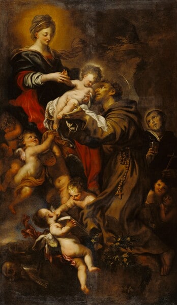 Madonna and Child Adored by St. Francis