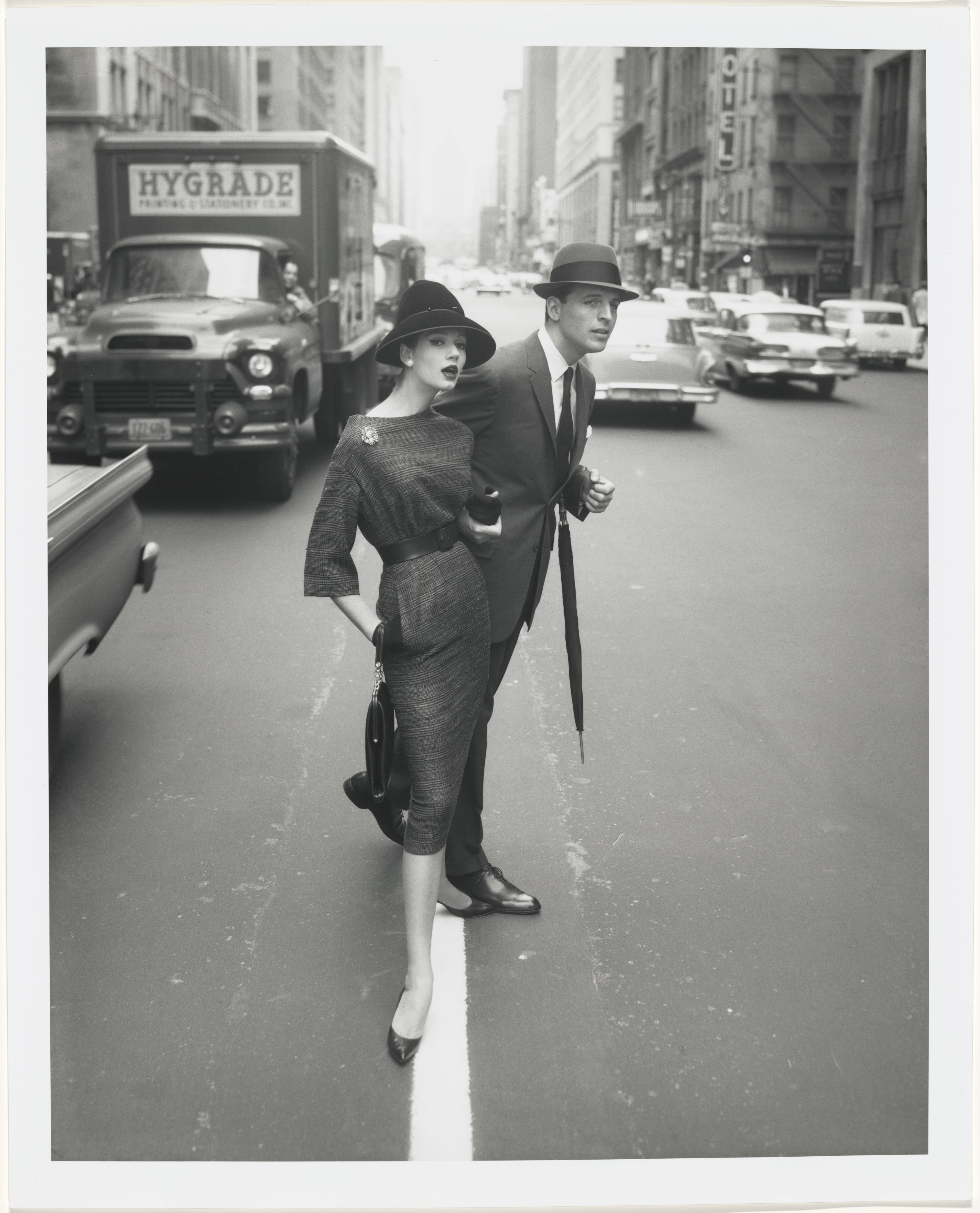 Simone D’Aillencourt Crossing the Street