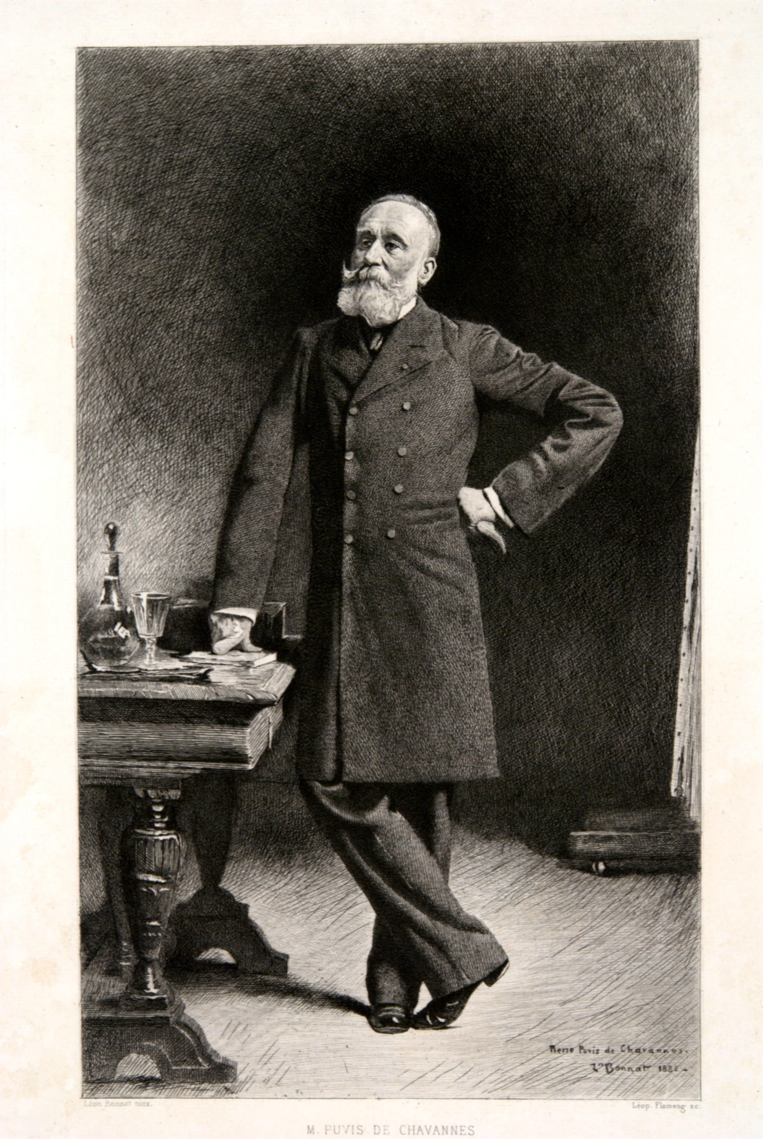Portrait of Puvis de Chavannes