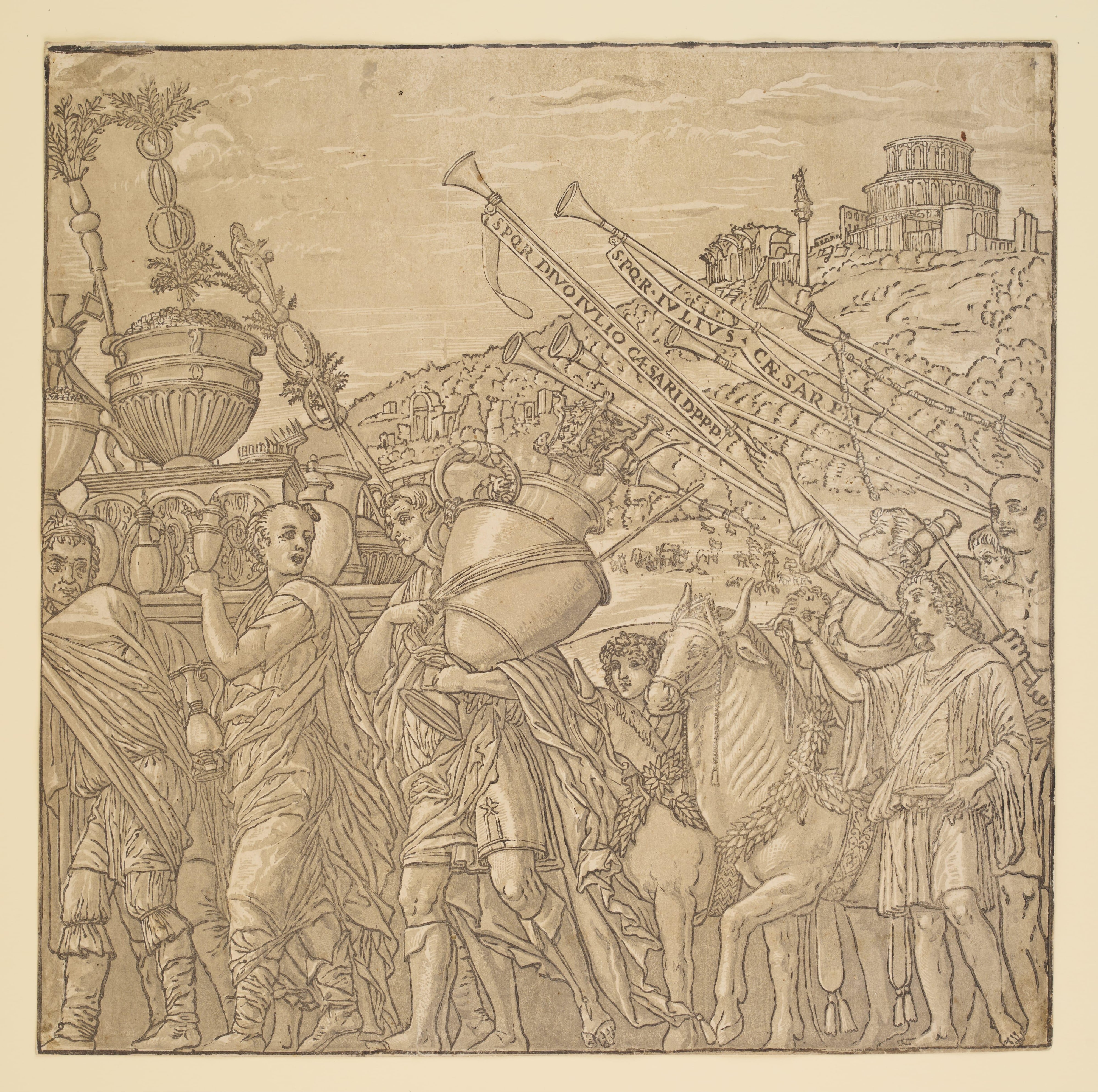 The Triumph of Caesar, Panel 4