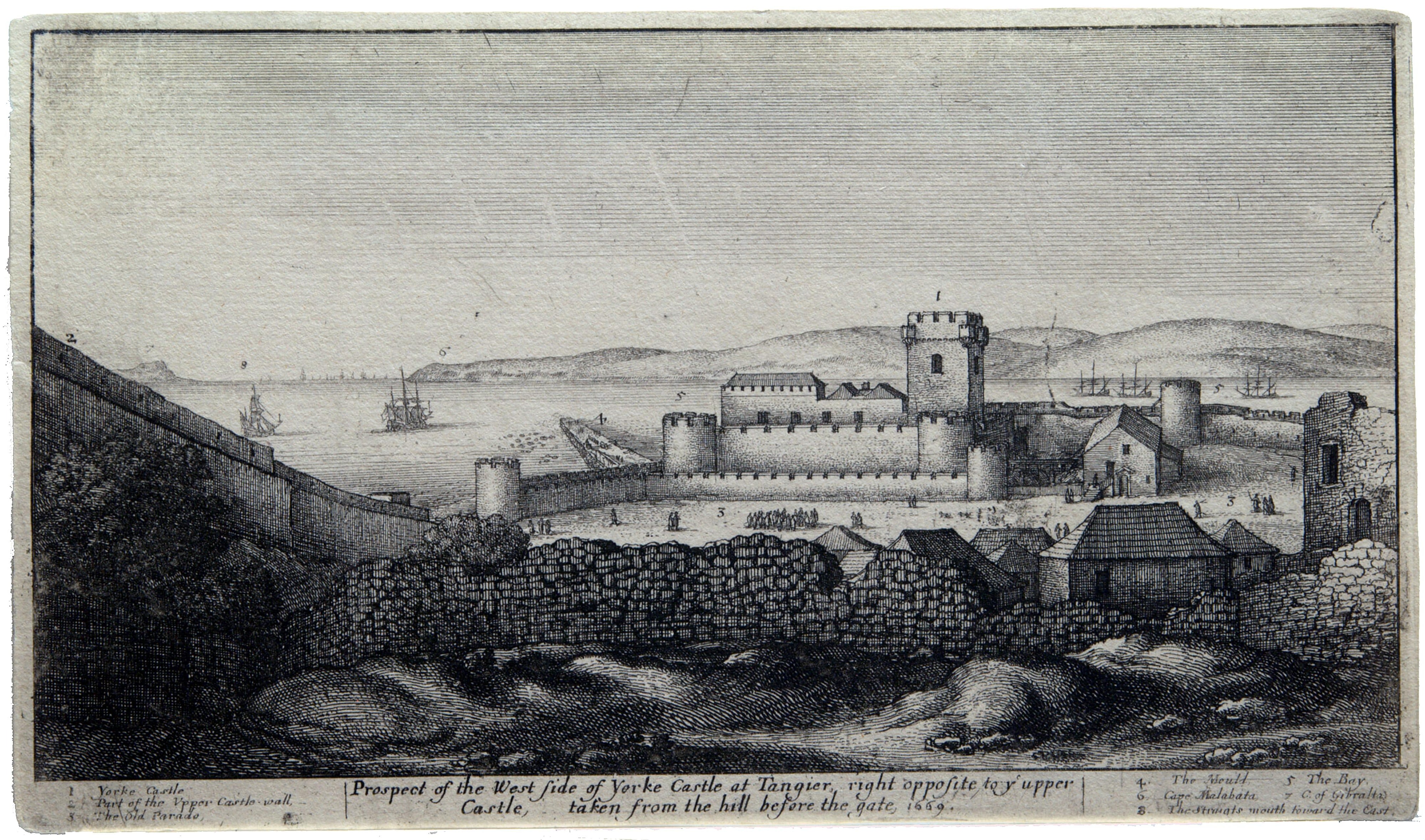 Prospect of the Westside of York Castle, Tangier