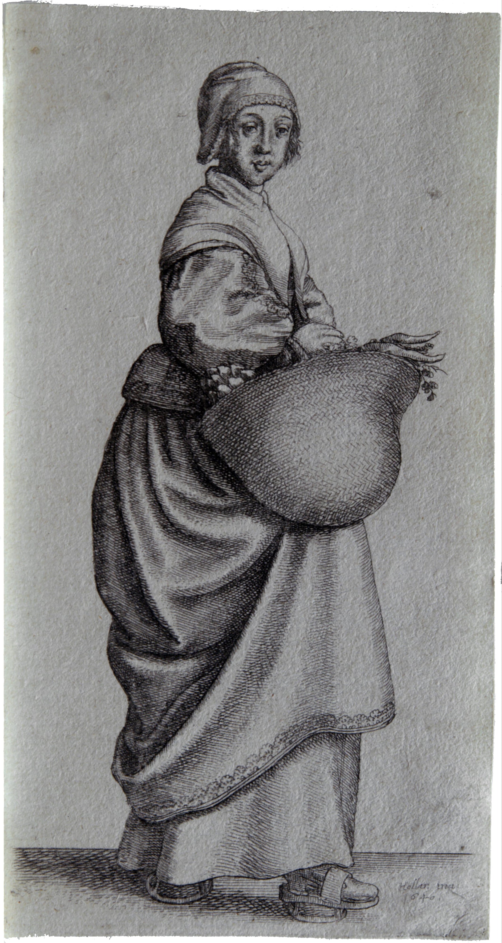 The Maid with Basket of Vegetables