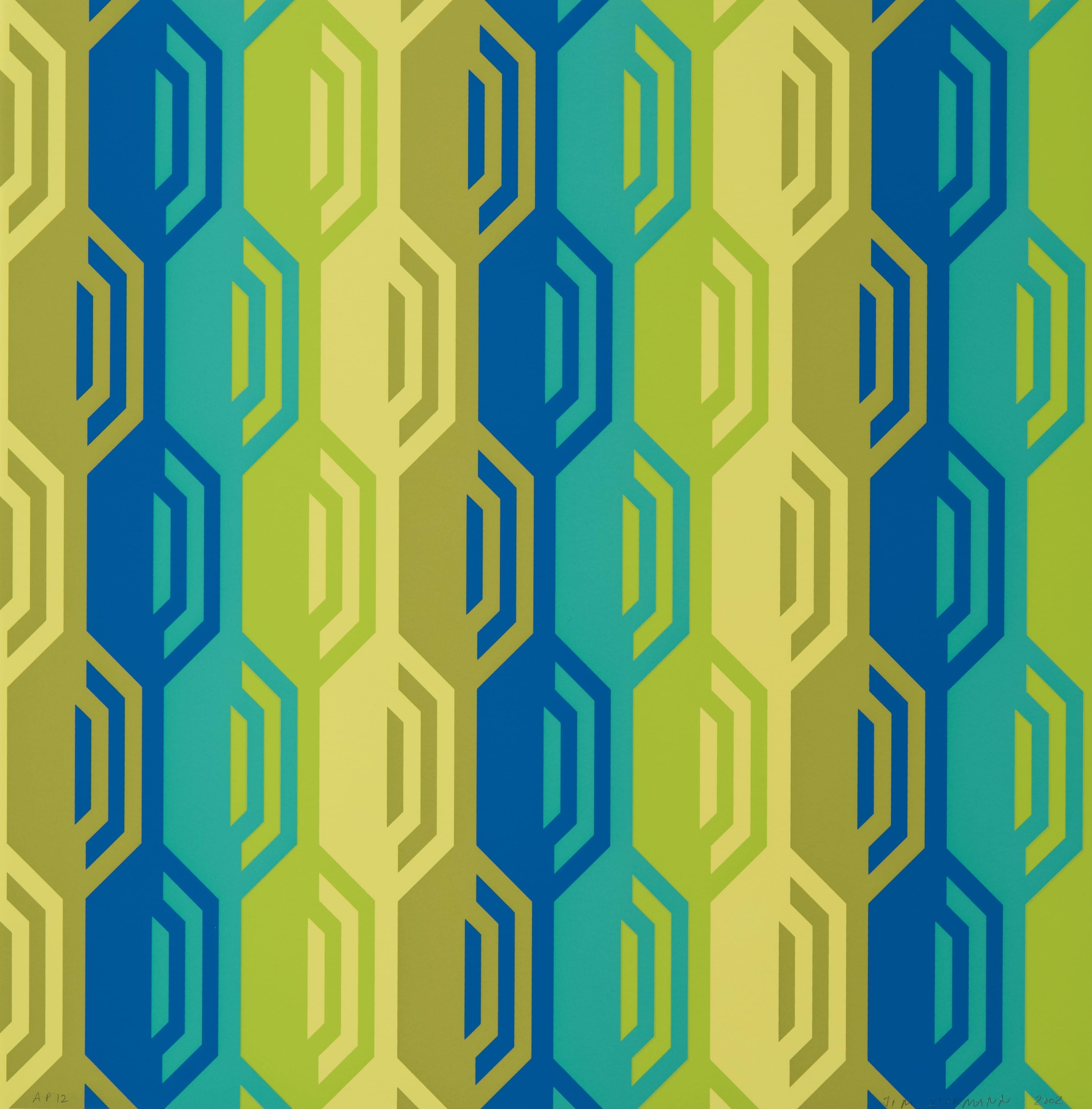 Untitled (yellow, green, blue)