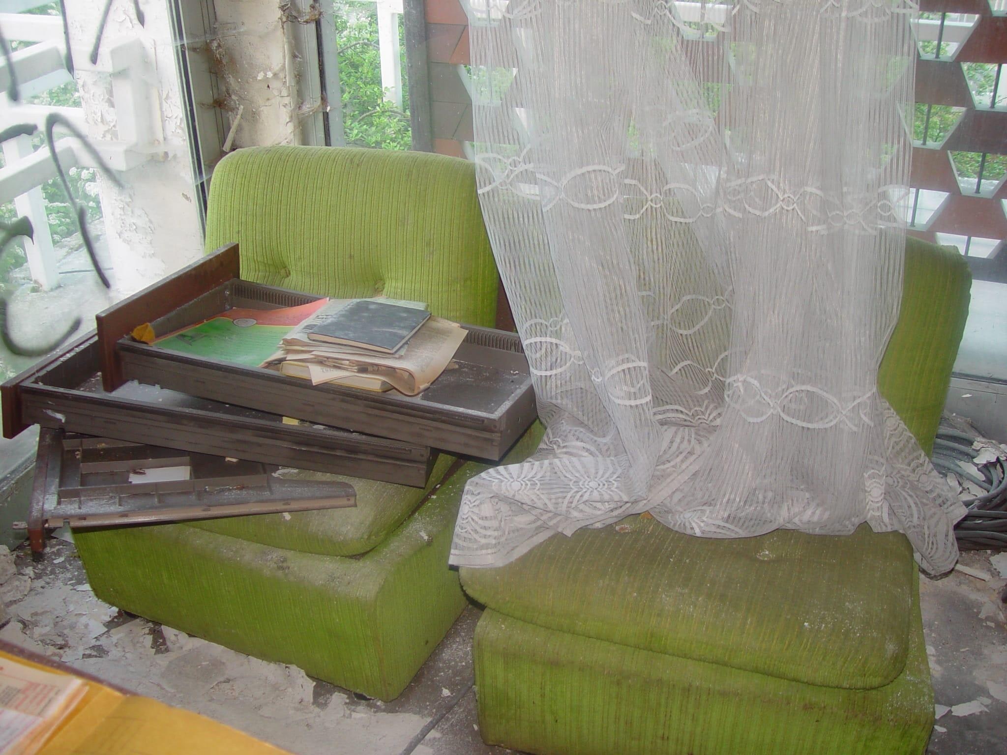 Untitled (green sofa)