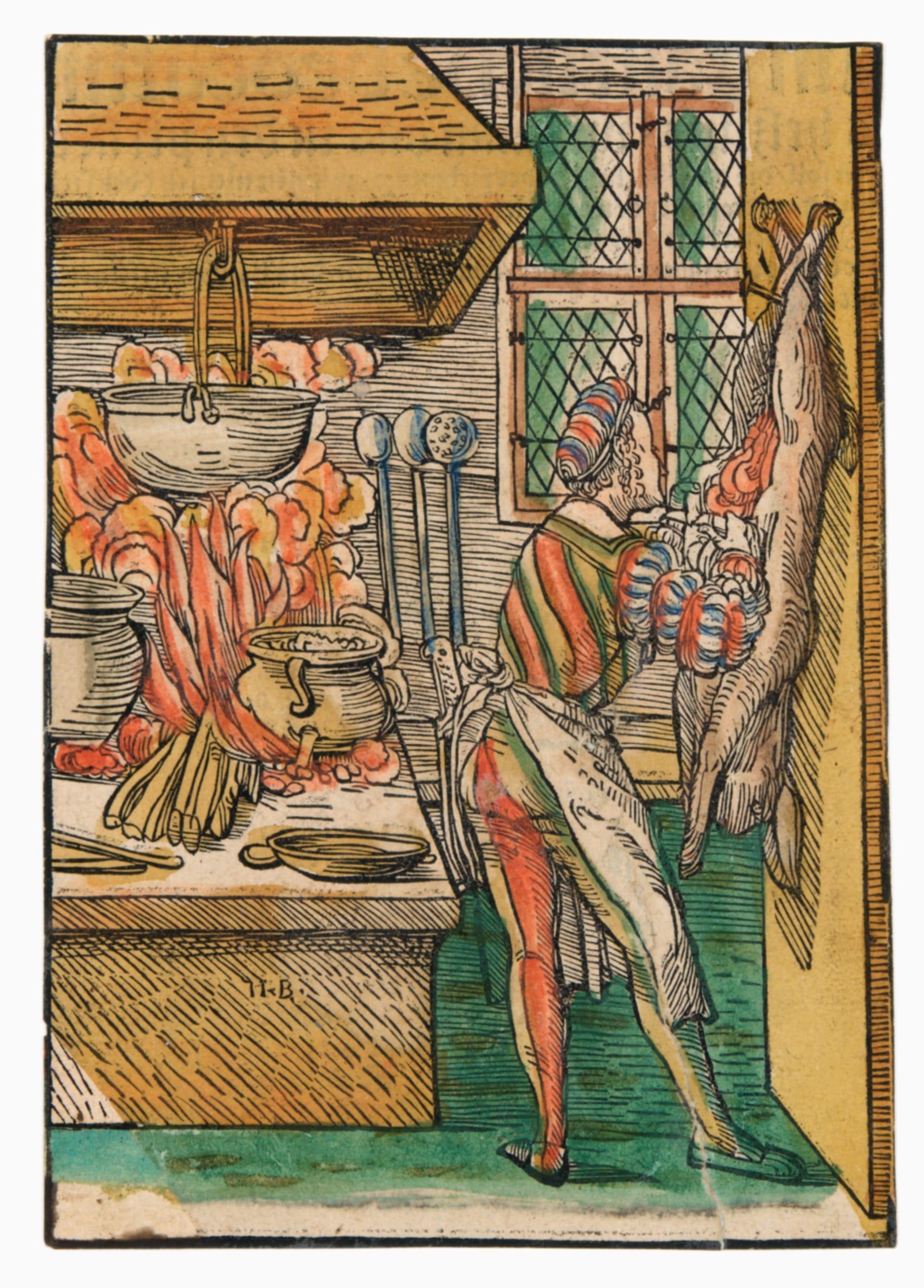 A Cook Disembowelling a Hare
