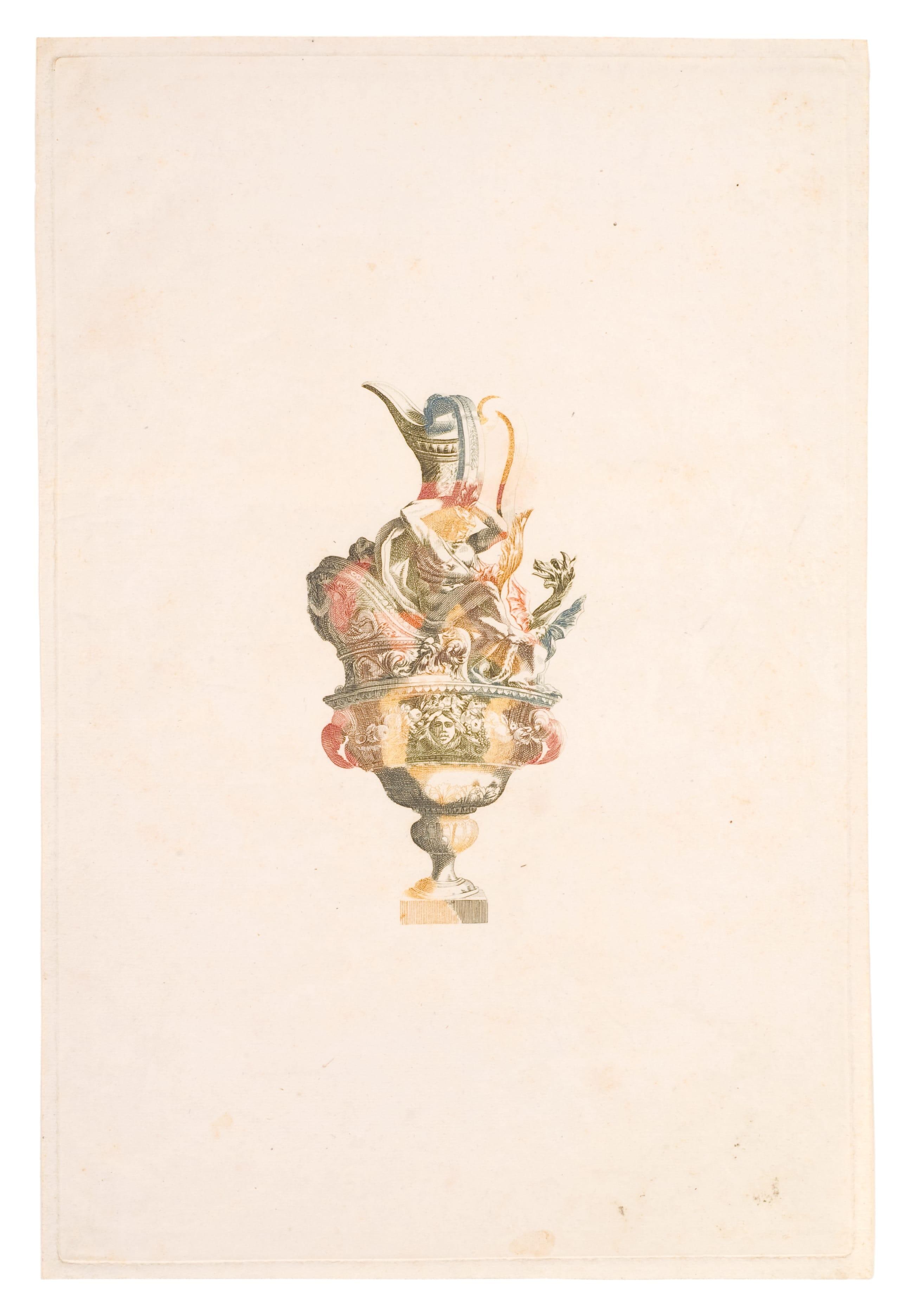 Richly Decorated Vase (probably after Jean Le Pautre)