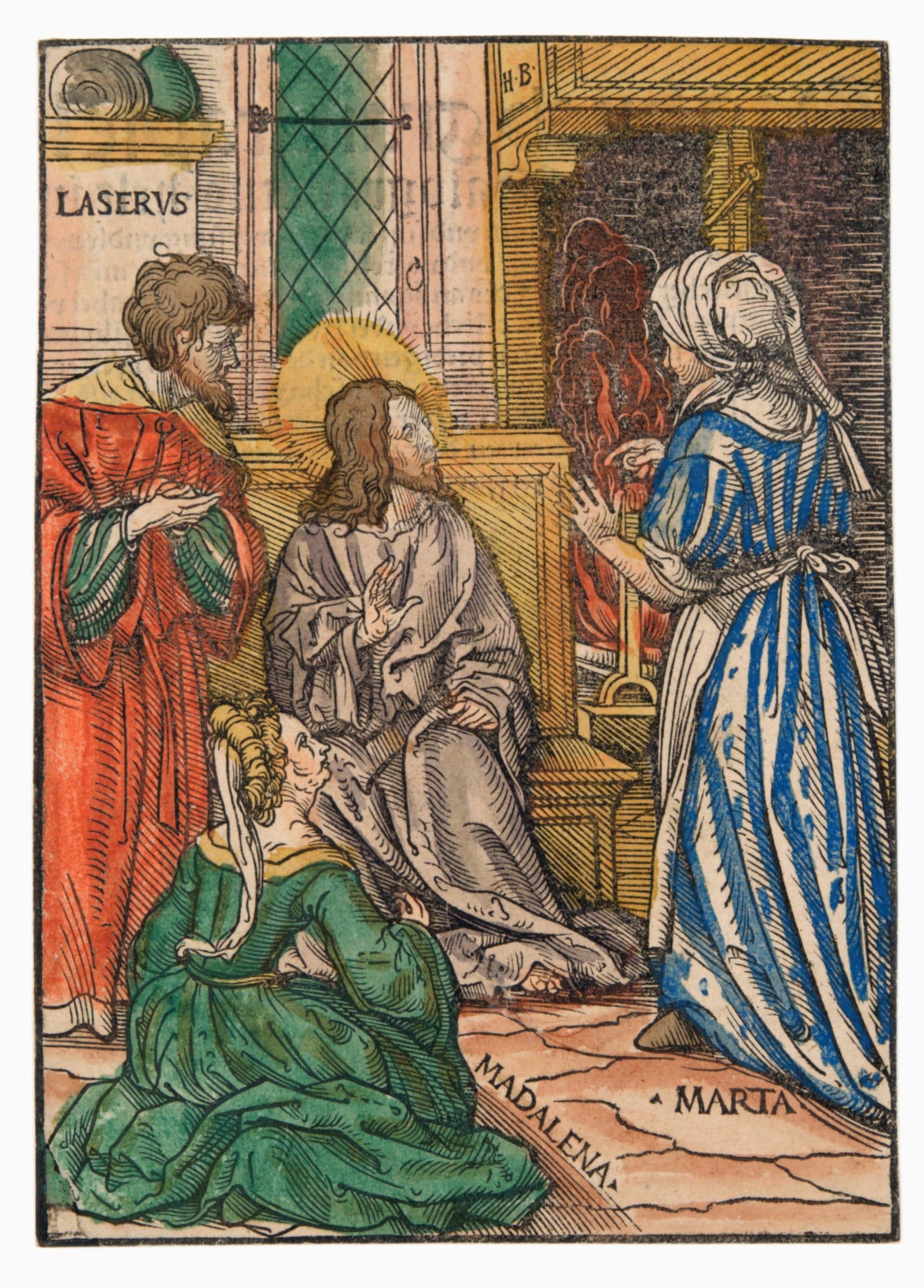Christ with Martha, Mary Magdalen and Lazarus