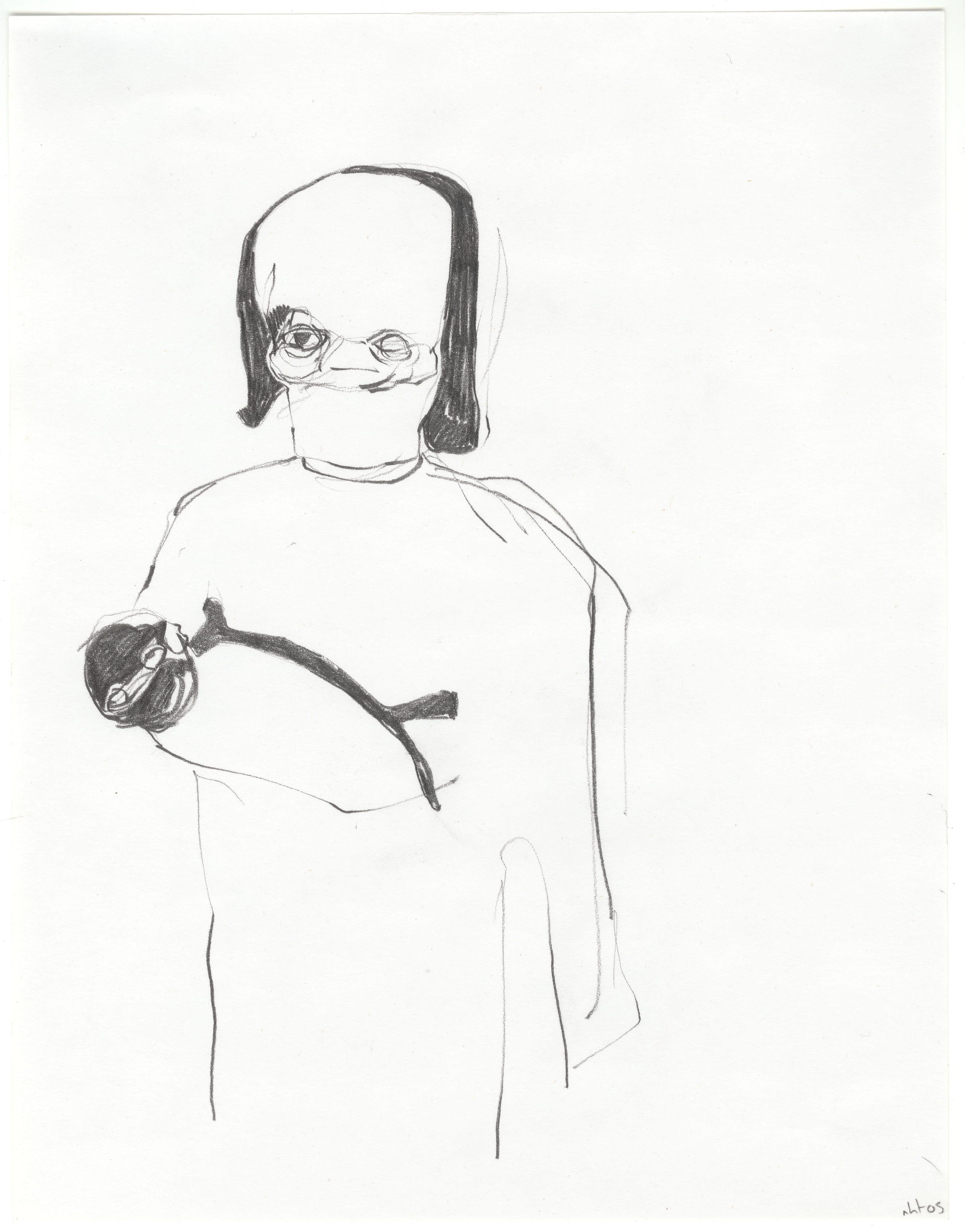 Untitled (sketch book page) #19
