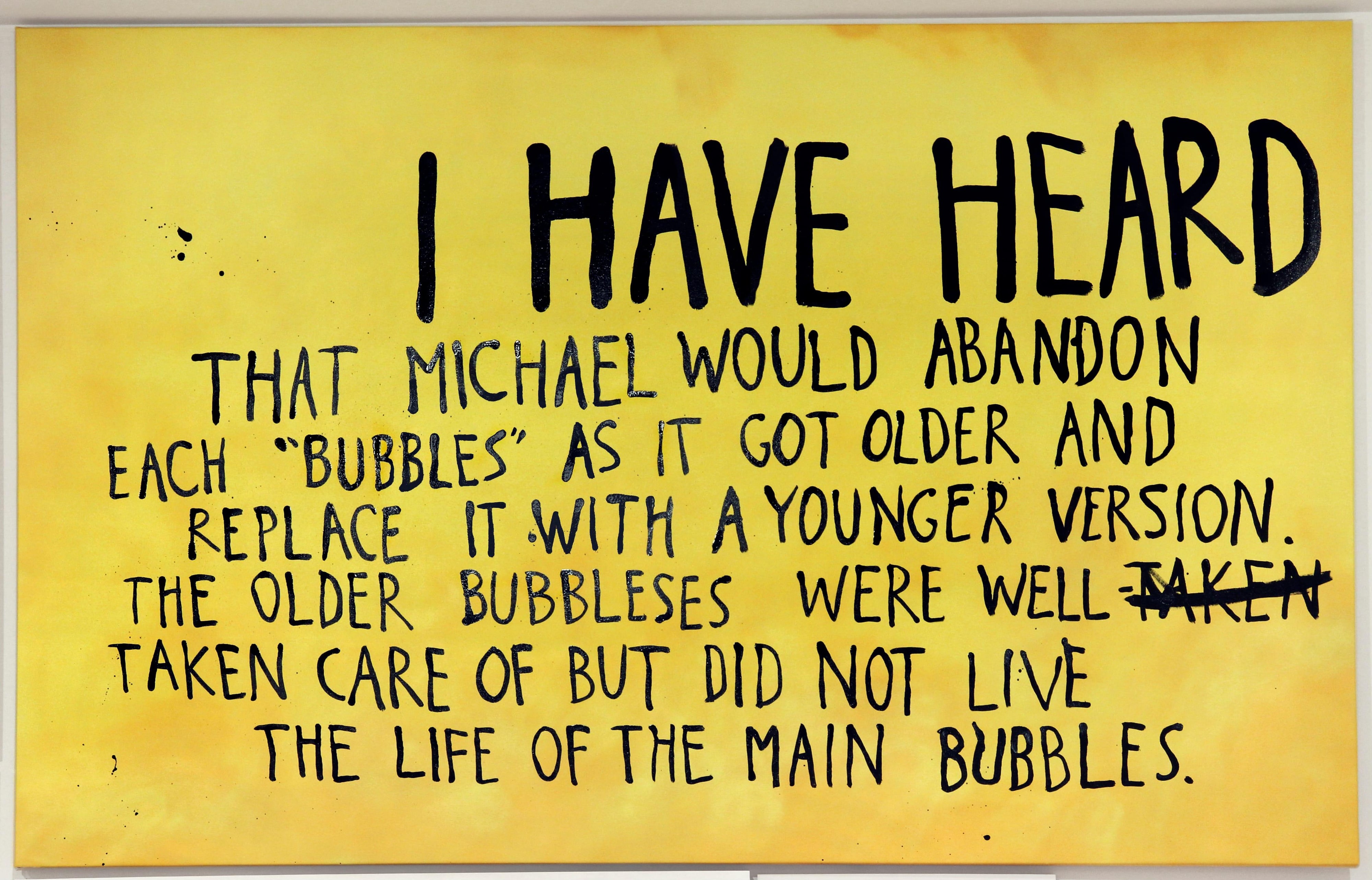 The Life of the Main Bubbles