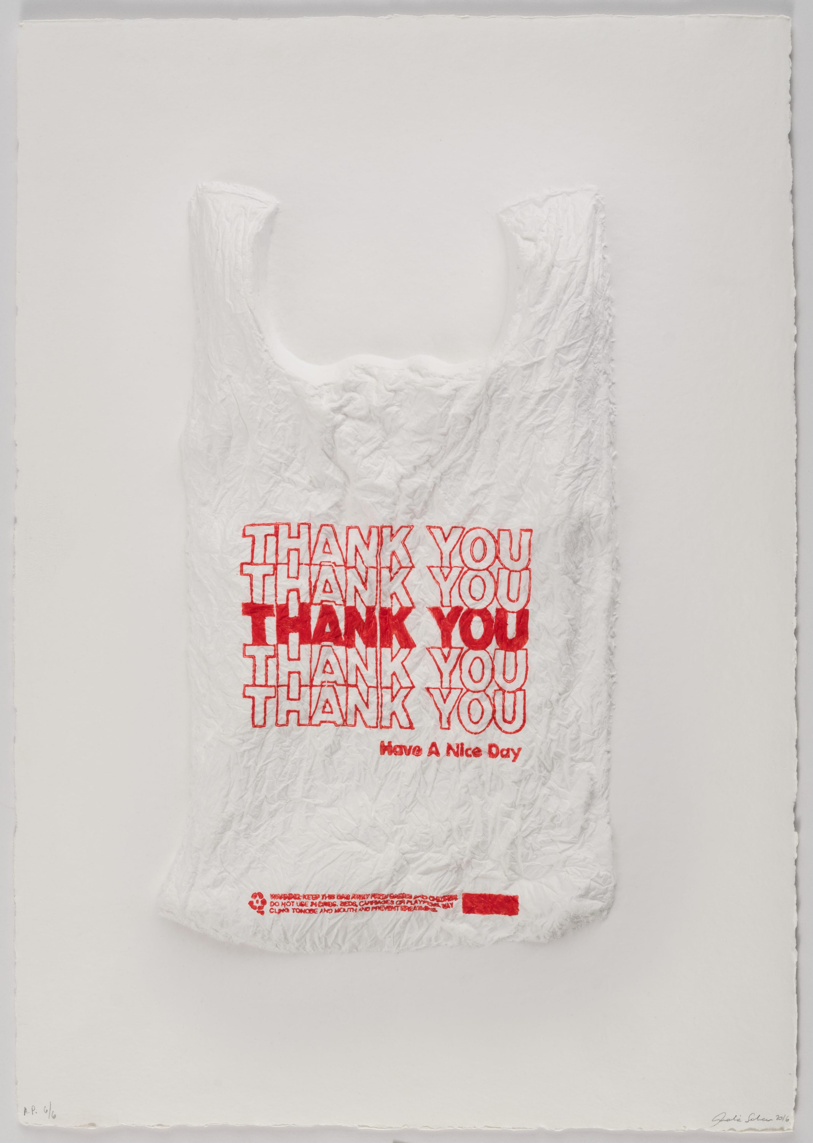 THANK YOU THANK YOU THANK YOU THANK YOU THANK YOU Have a Nice Day Plastic Bag