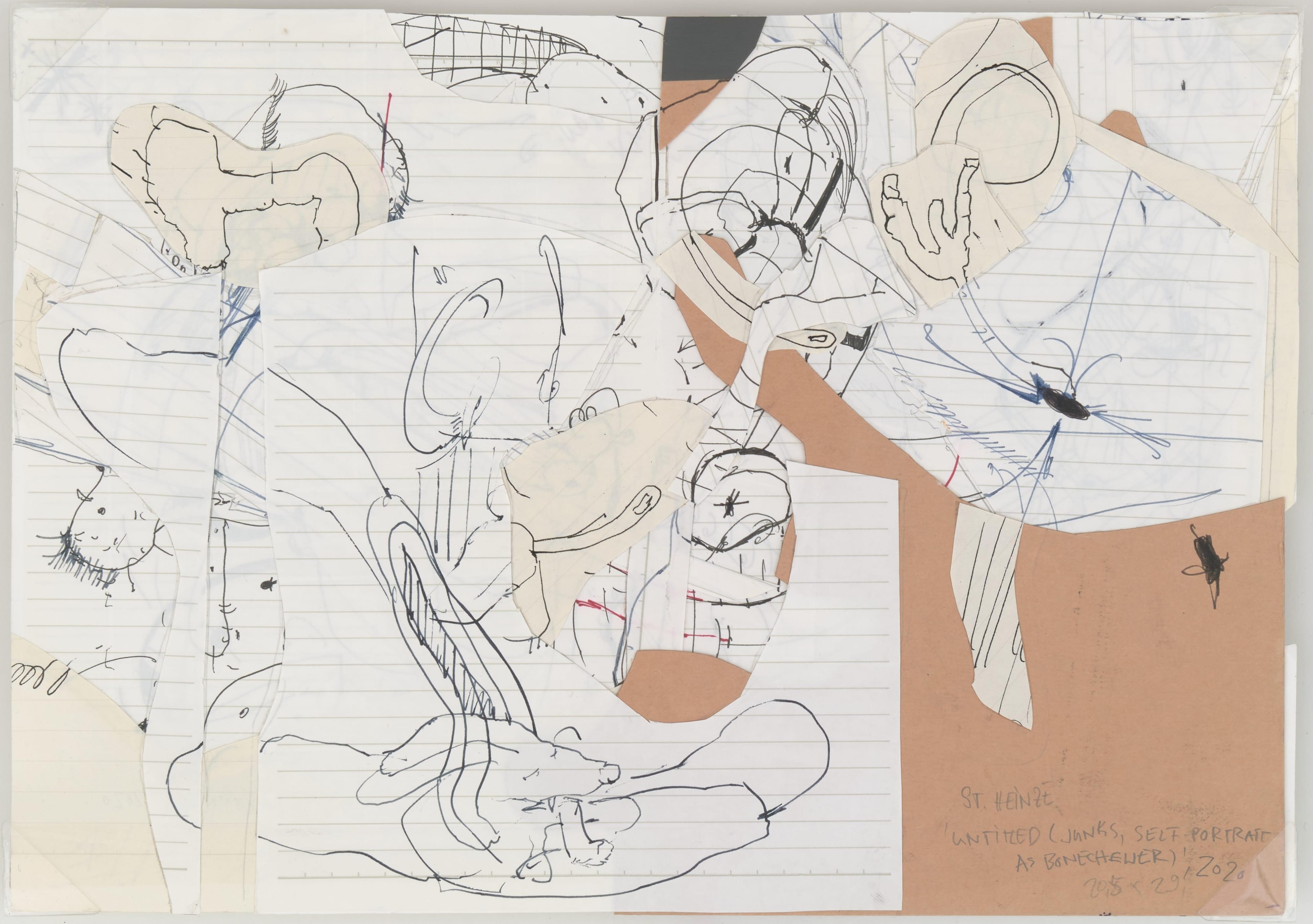 Untitled (Junks, Self-portrait as Bonechewer), Untitled (Conjunction of II)