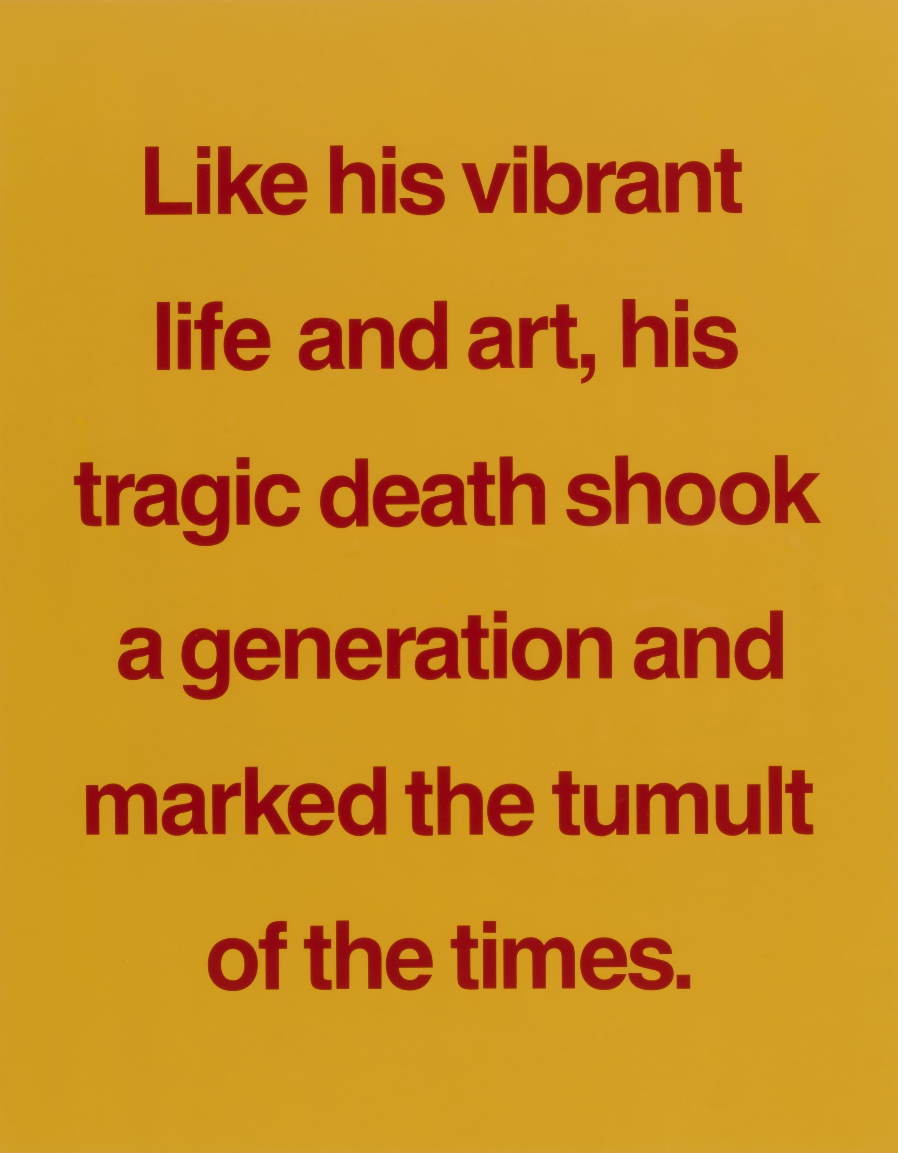Untitled (Tumult of the Times)