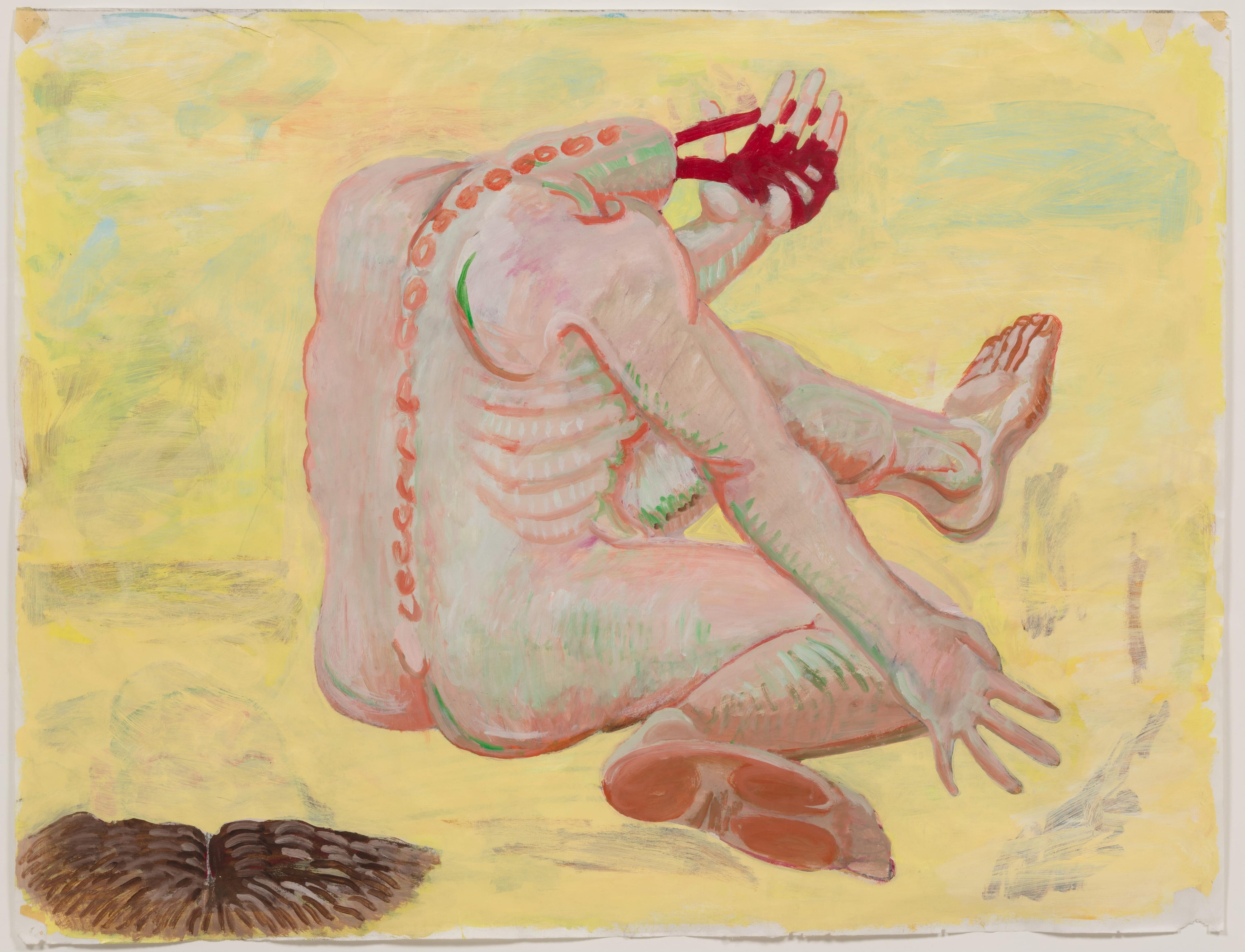 Study for the Iliad (man with no head & blood)
