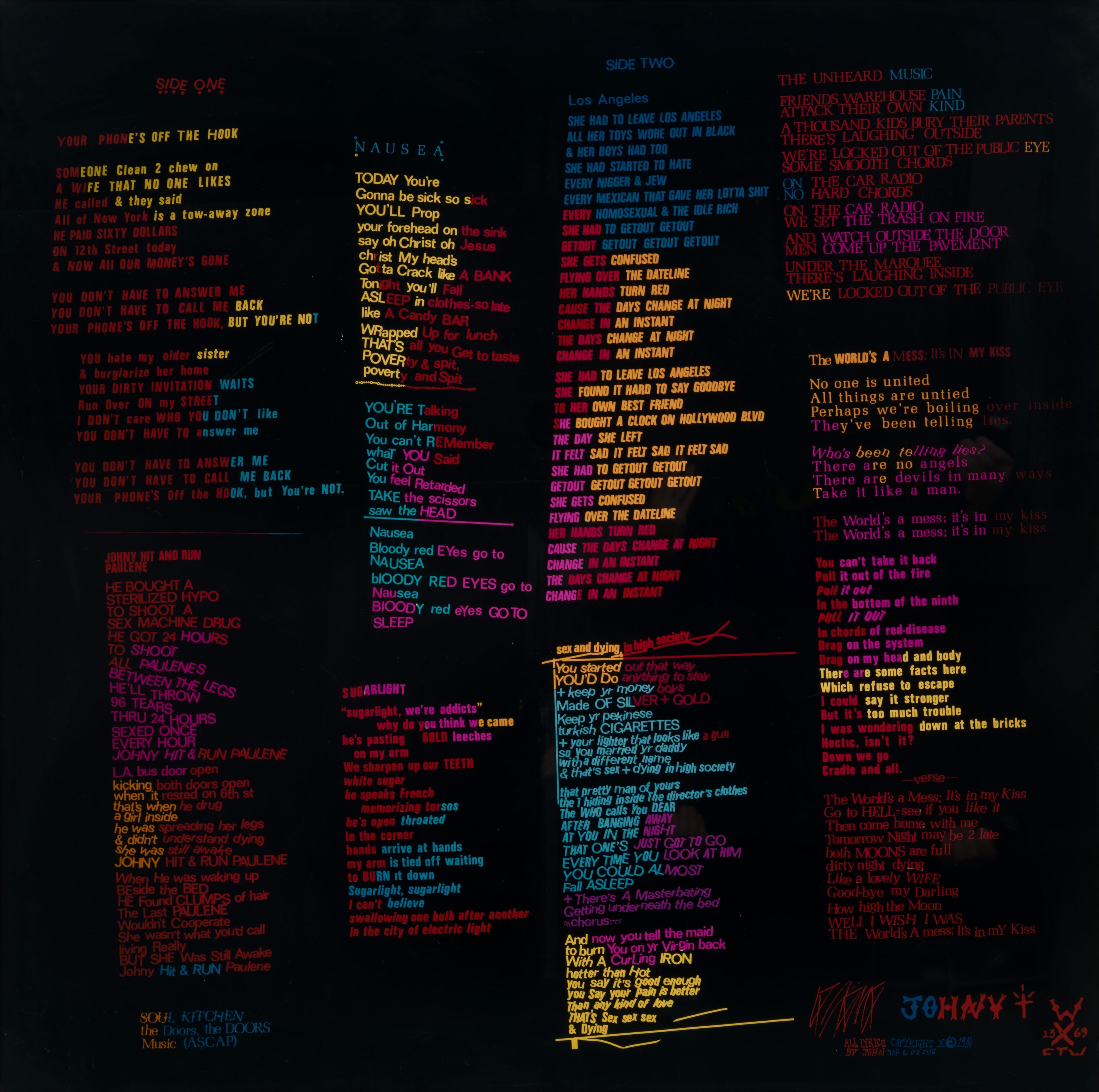 Untitled (The World's a Mess; It's in my Kiss)