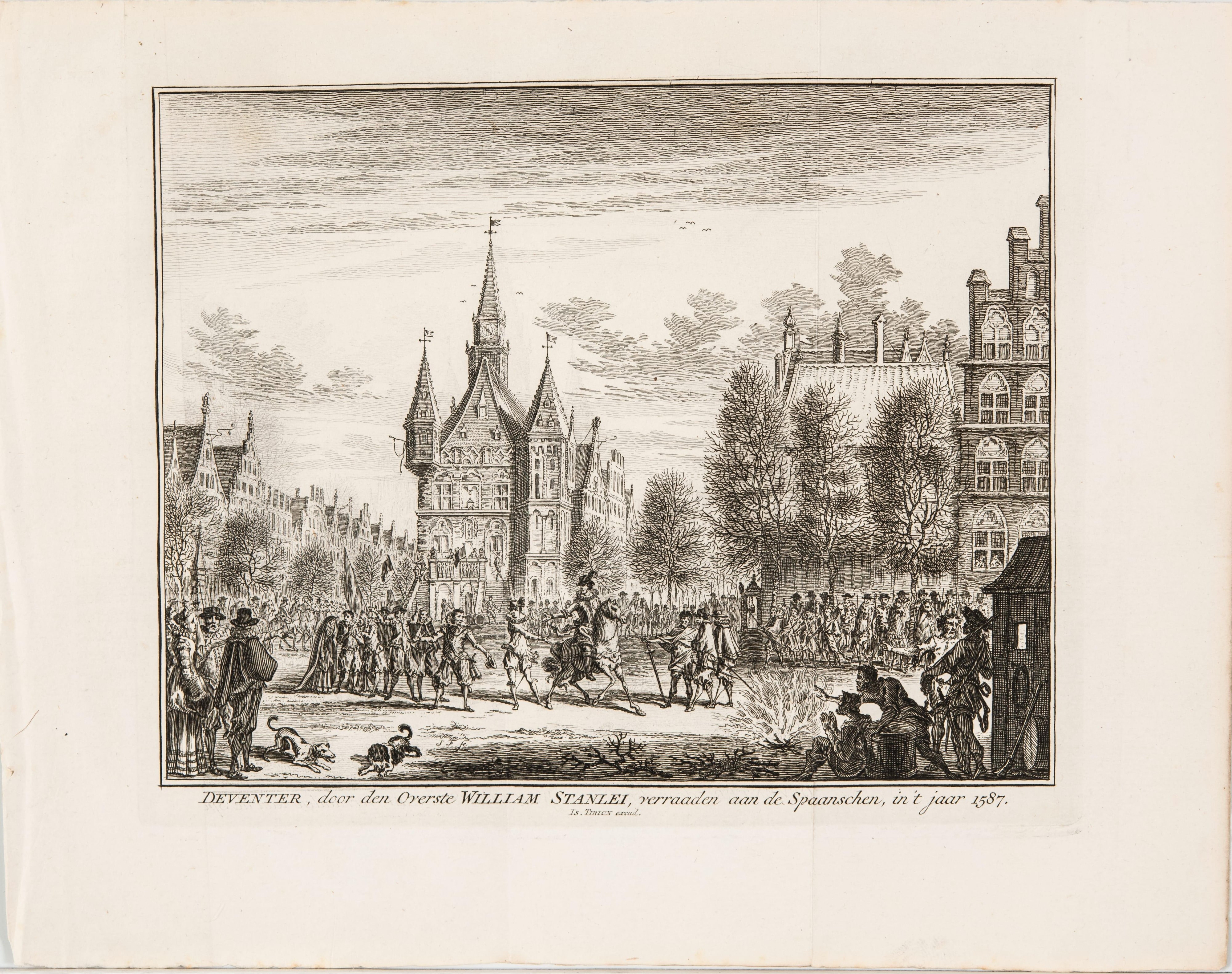 Deventer, door den Overste William Stanlei, verraaden aan de Spaanschen, in 't jaar 1587