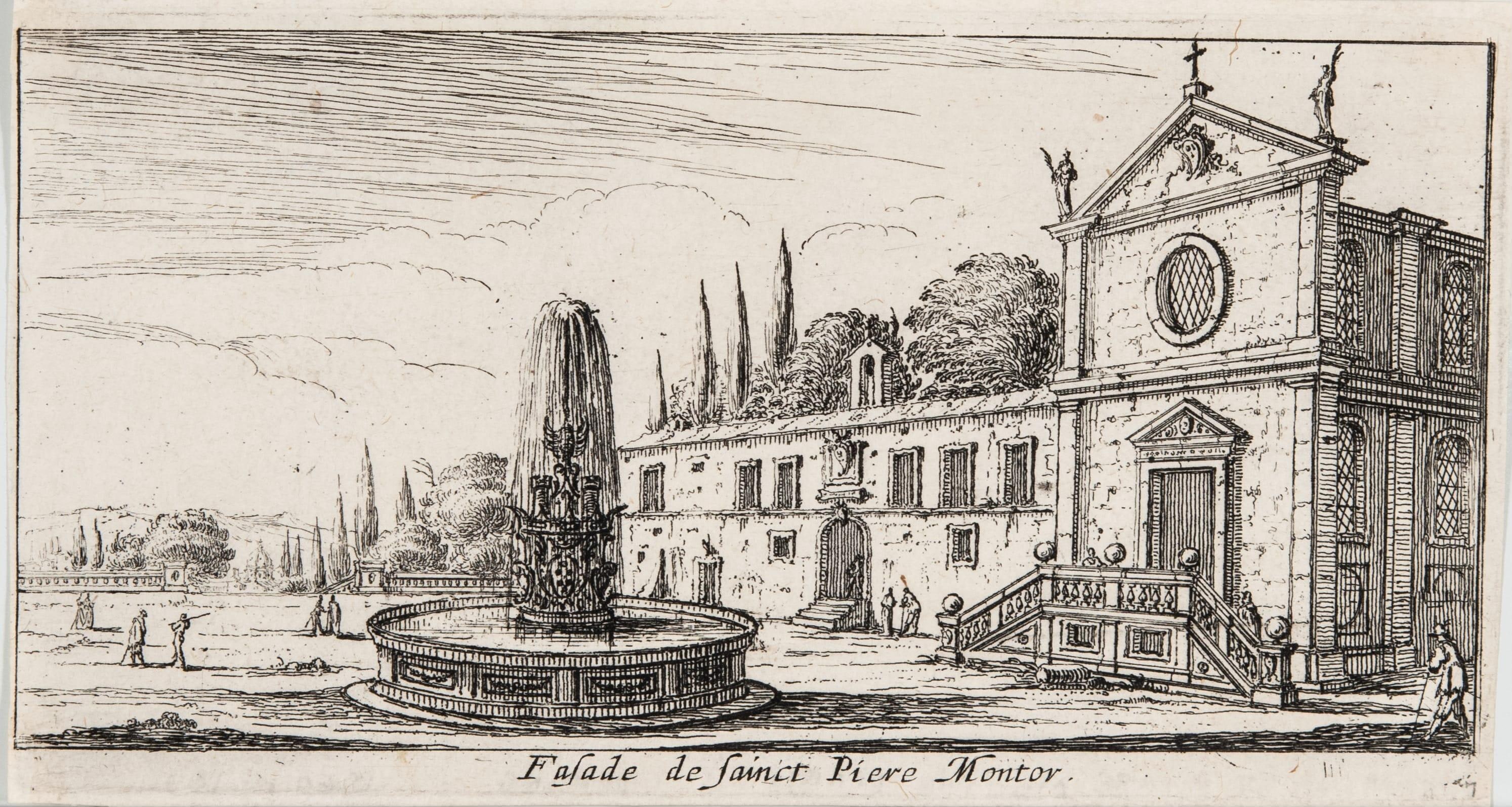 Facade de St. Pierre Montor