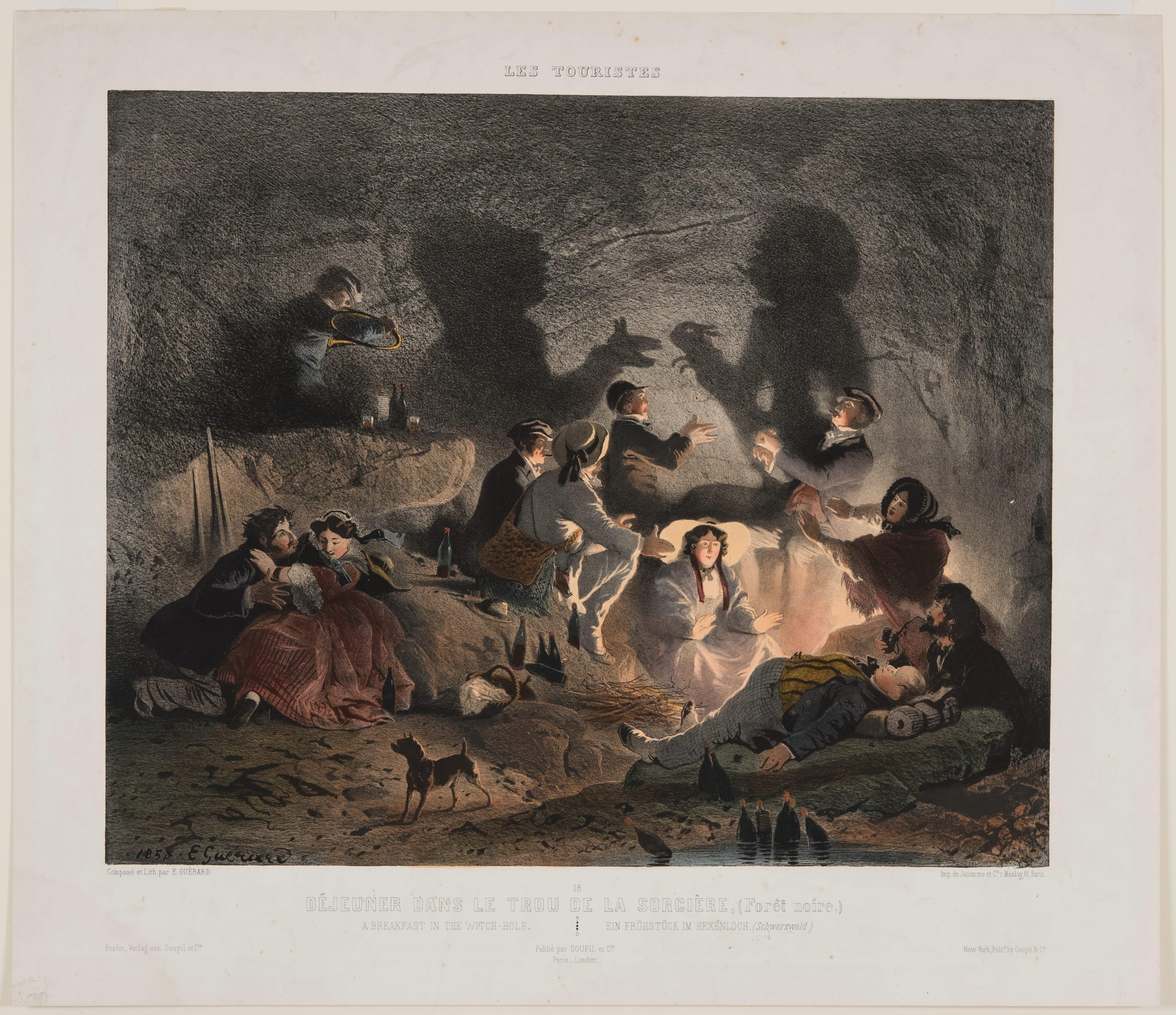 Dejeuner dans le Trou de la Sorciere
