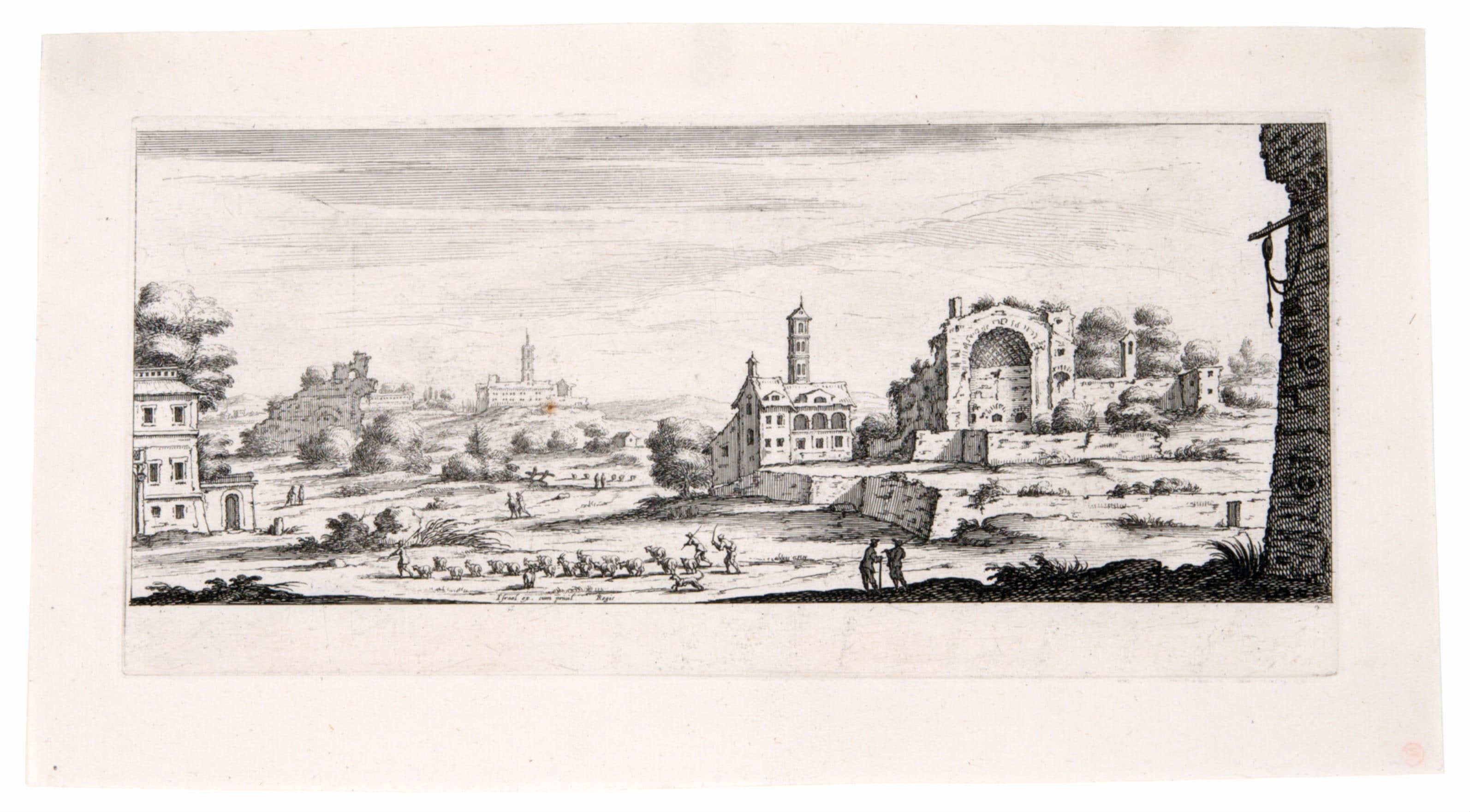 Le palatin, le Capitole, le temple de Venus et le Colisee