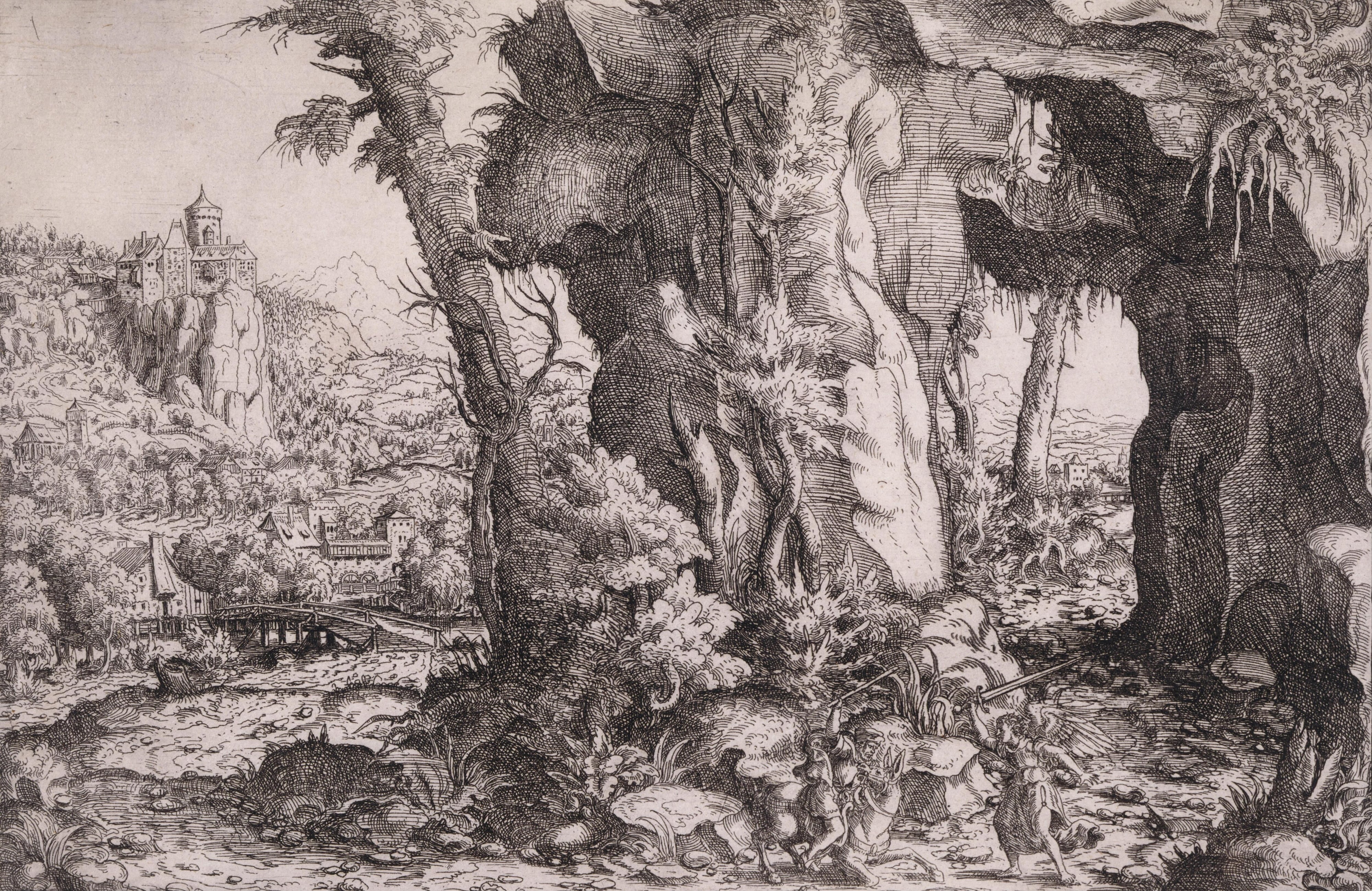 Landscape with the Combat between Balaam and His Ass
