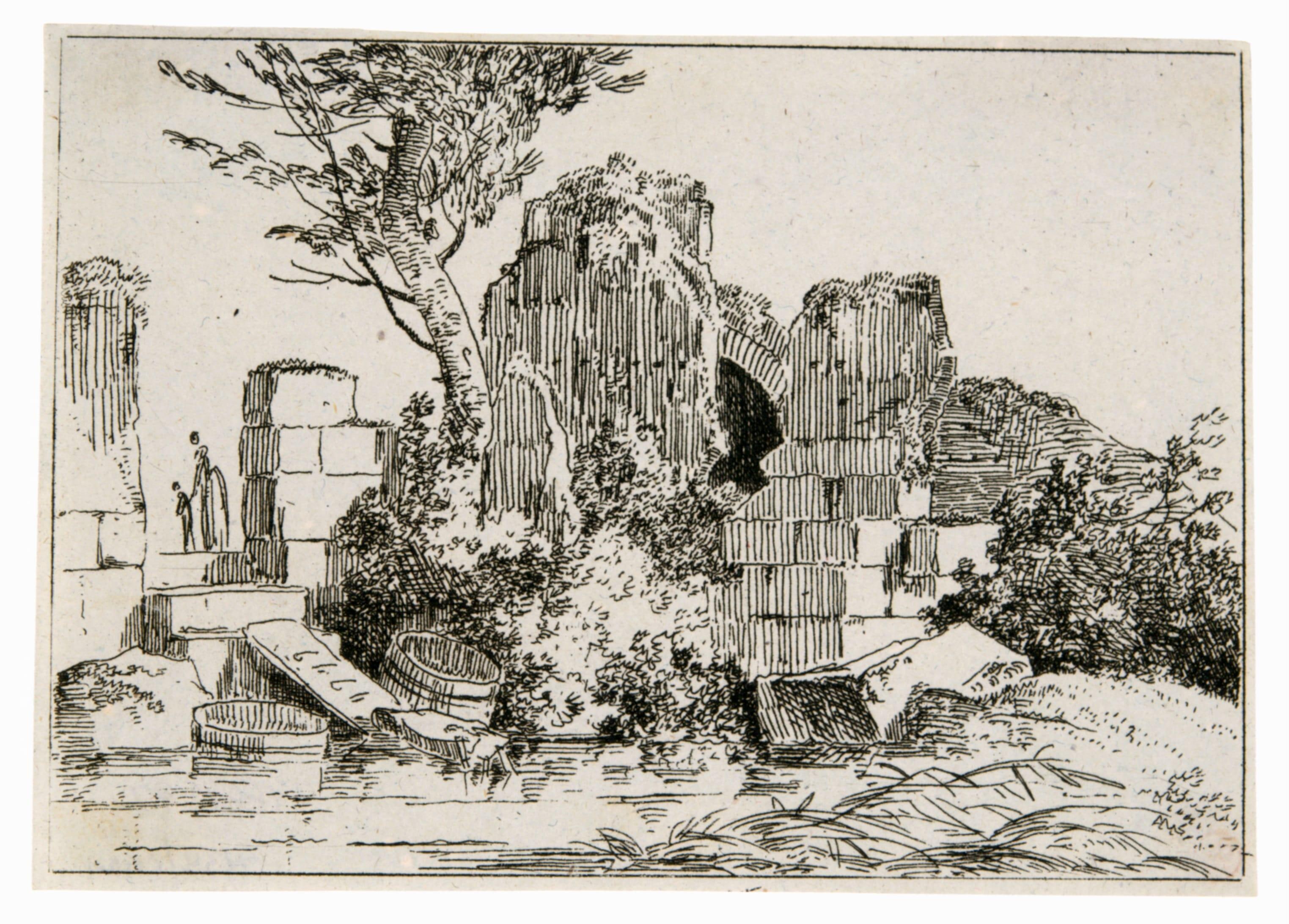 La Fontaine en Ruine (Fountain in Ruins)
