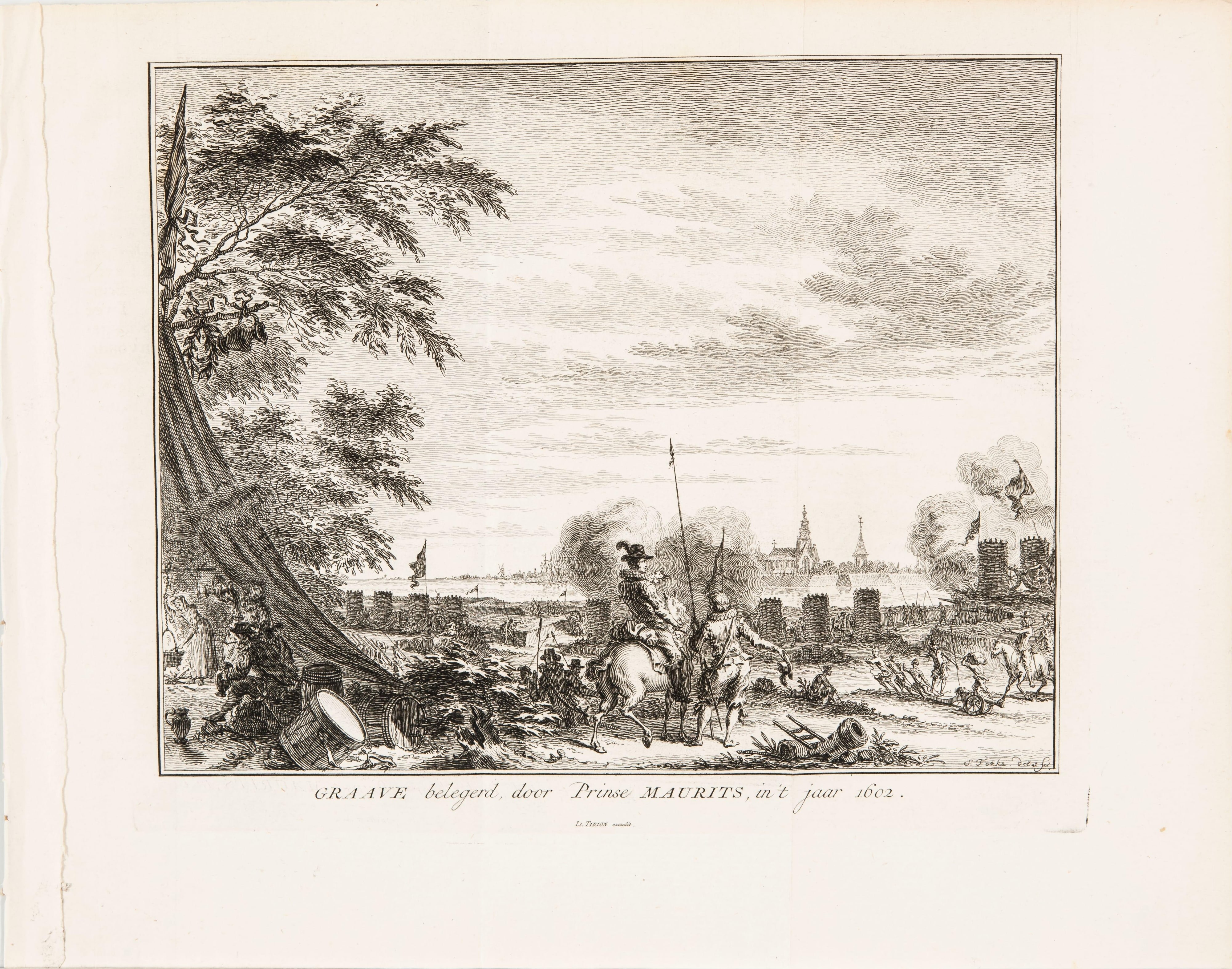 Graave belegerd, door Prinse Maurits, in 't jaar 1602
