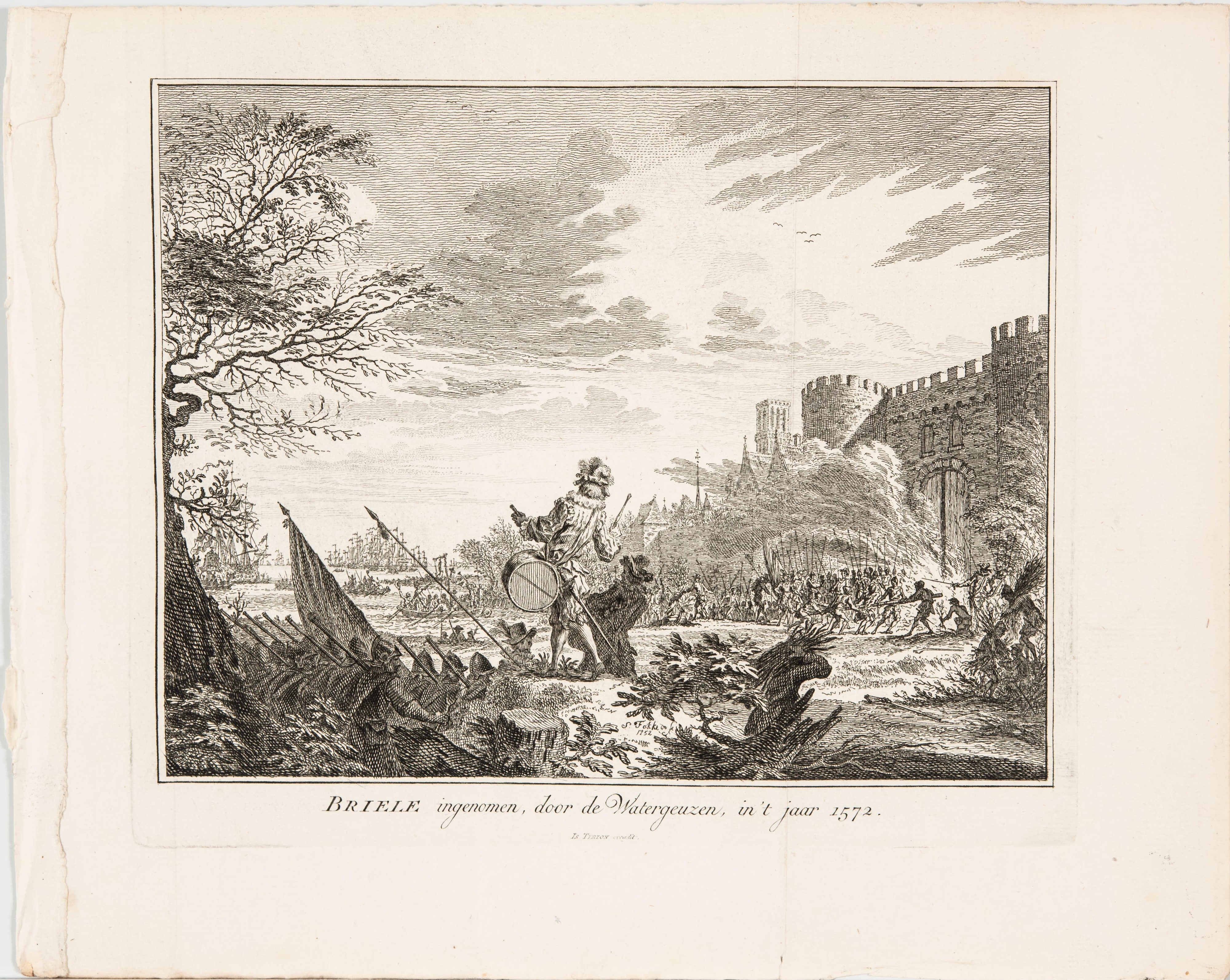 Briele ingenomen, door de Watergeuzen, in 't jaar 1572