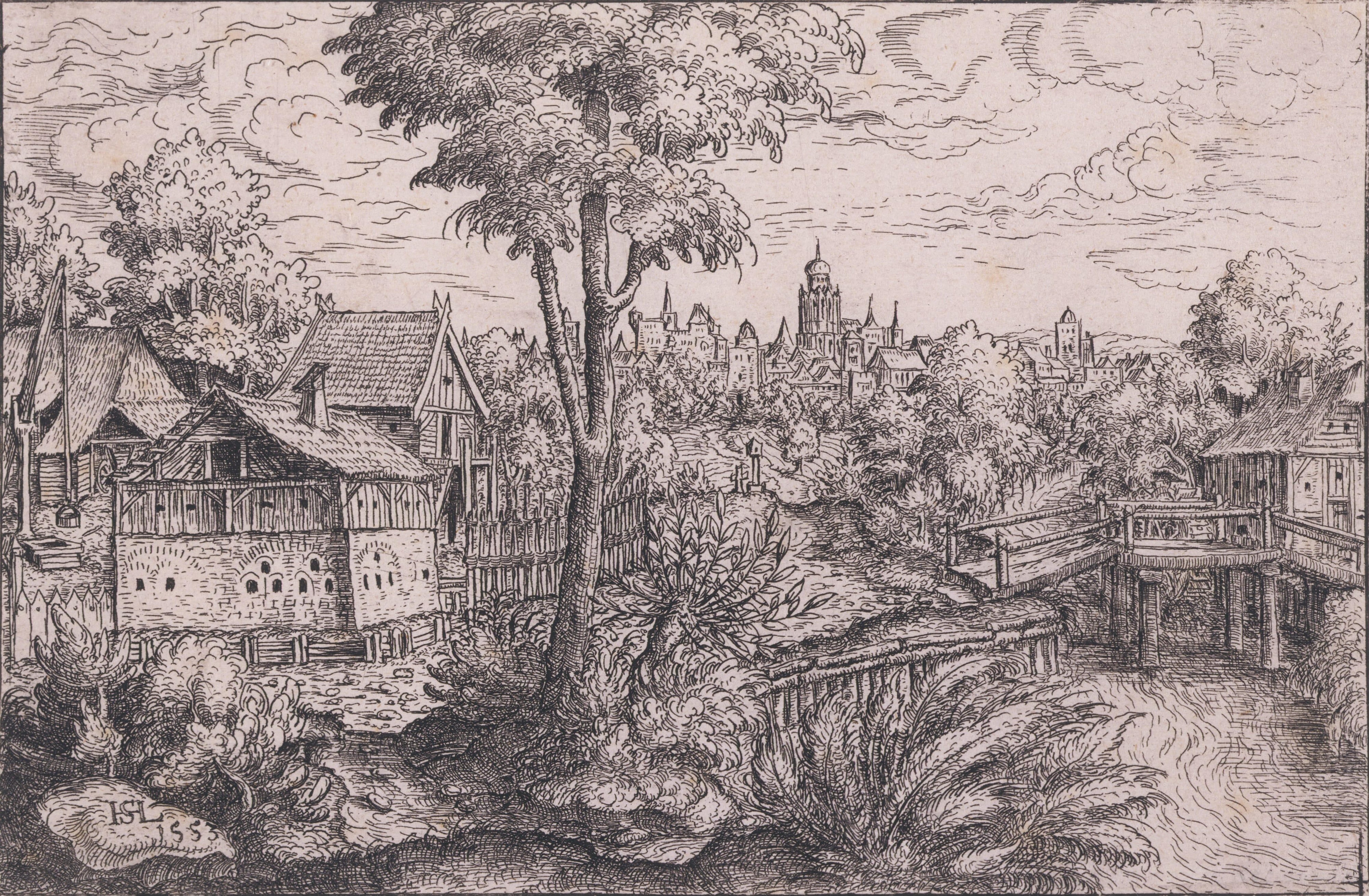 Landscape with a Farm in the Foreground