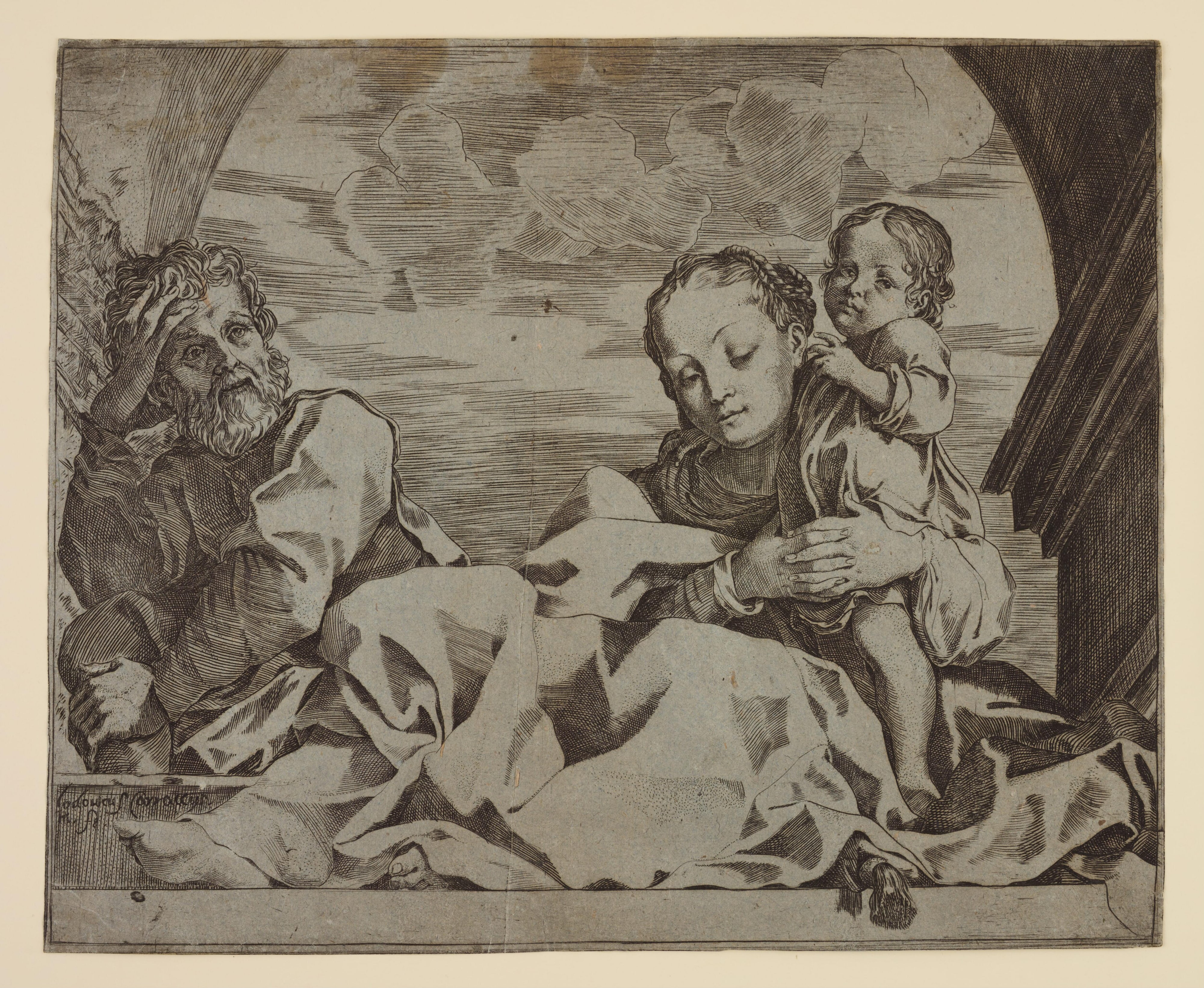 Holy Family Under an Arch