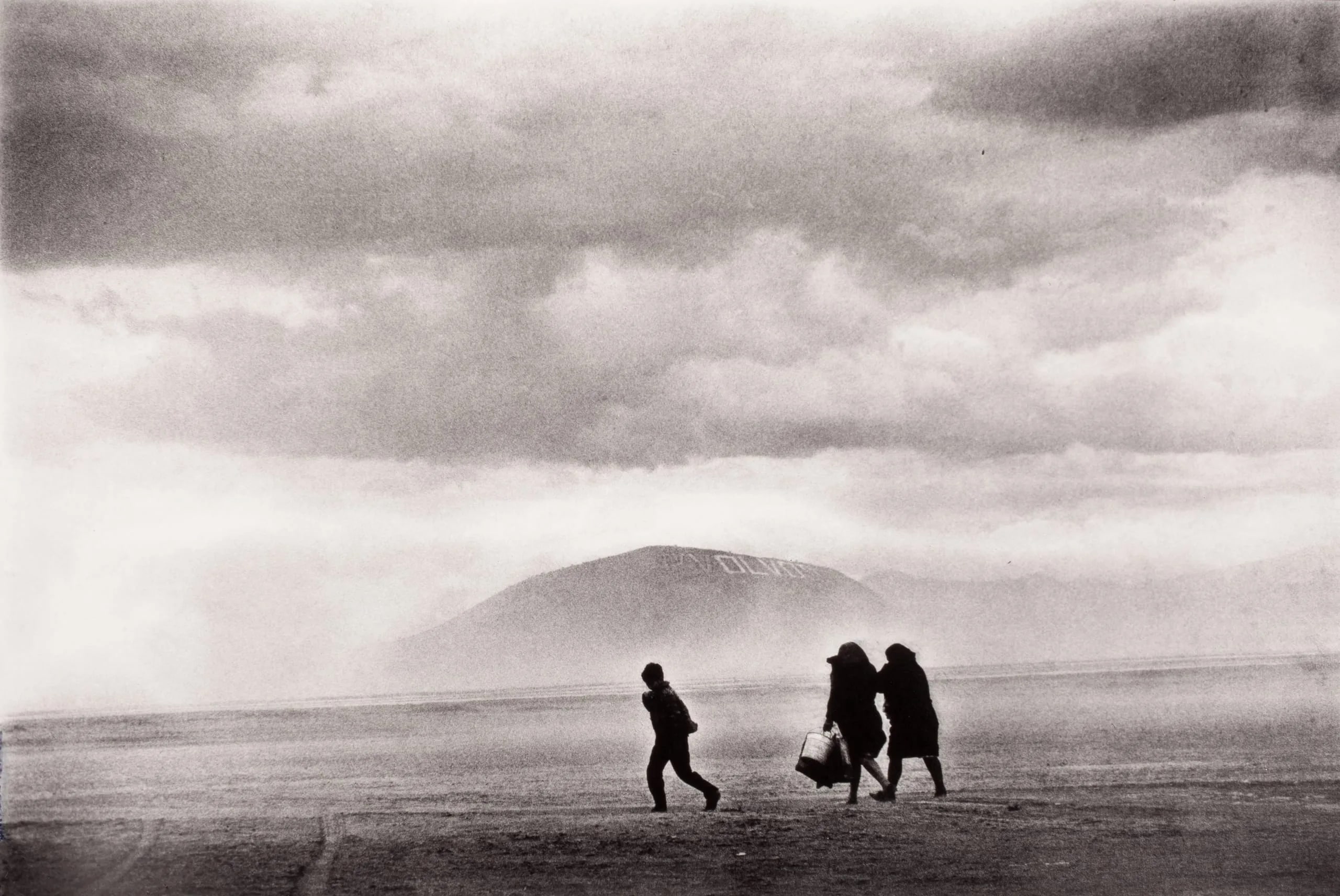 Texcoco (Three Figures in Wind)