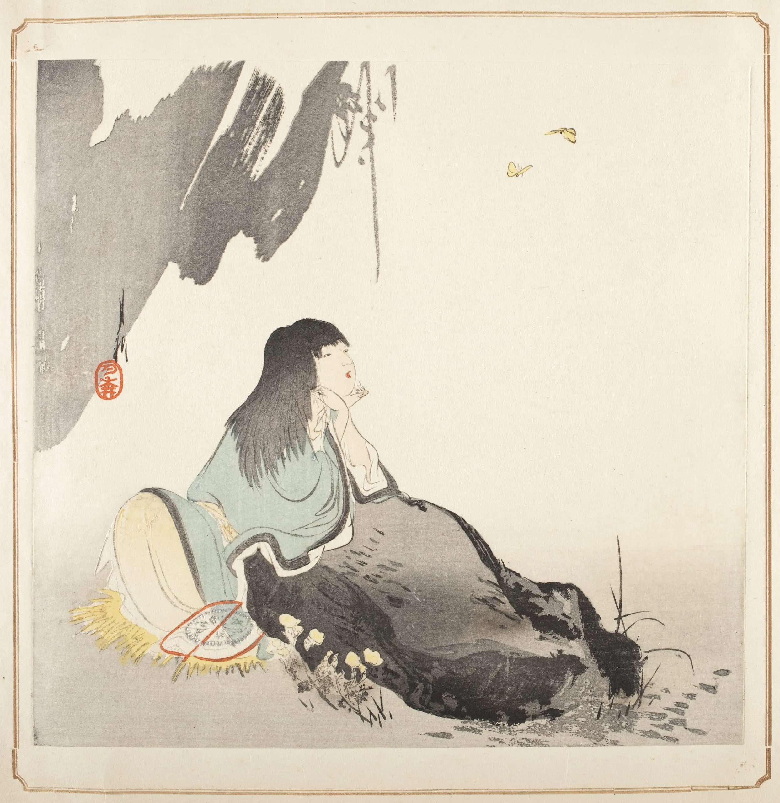 Kikujidō, the Immortal Boy, Watching Butterflies