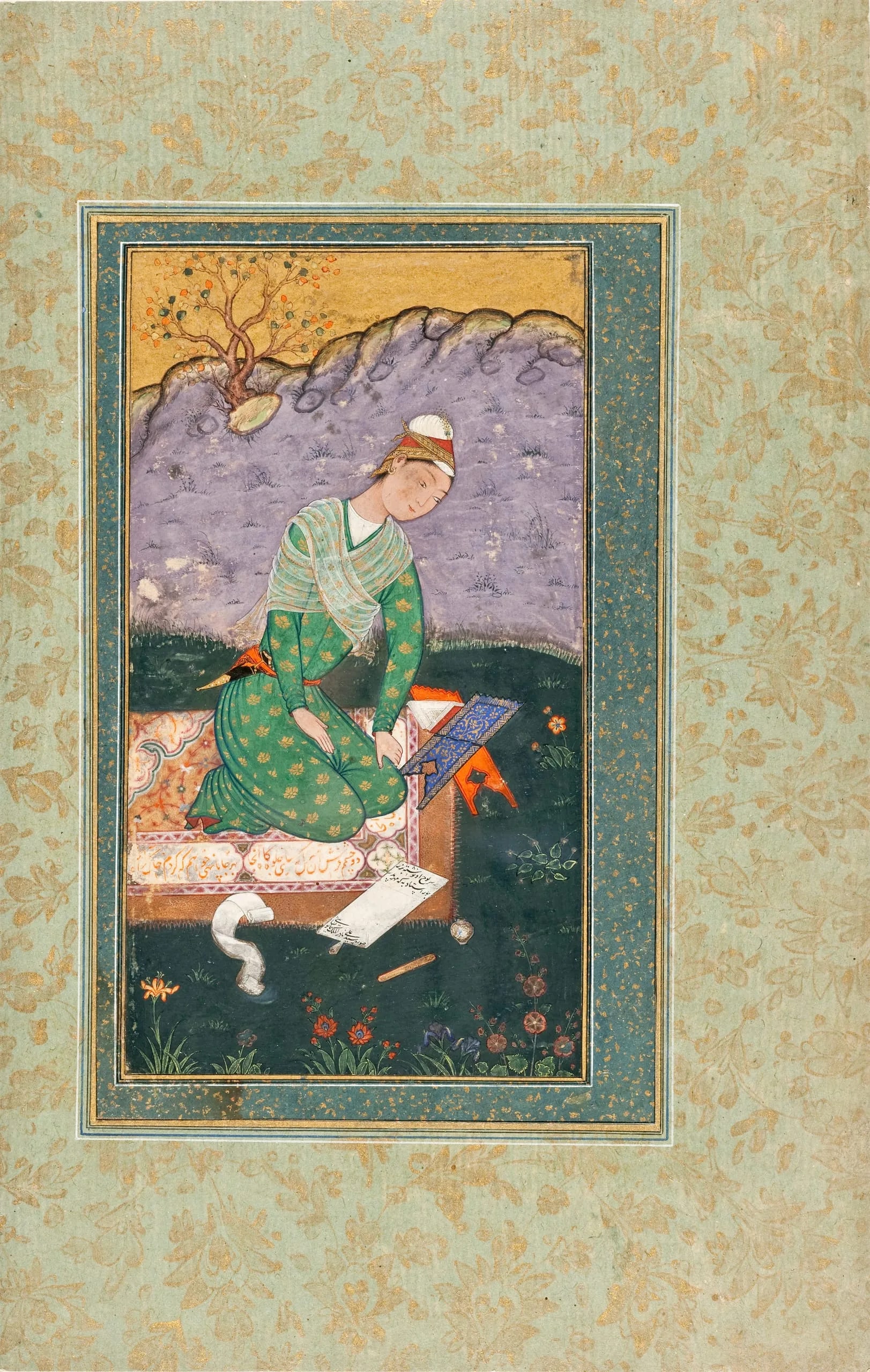 Young Scribe, Page from an Album