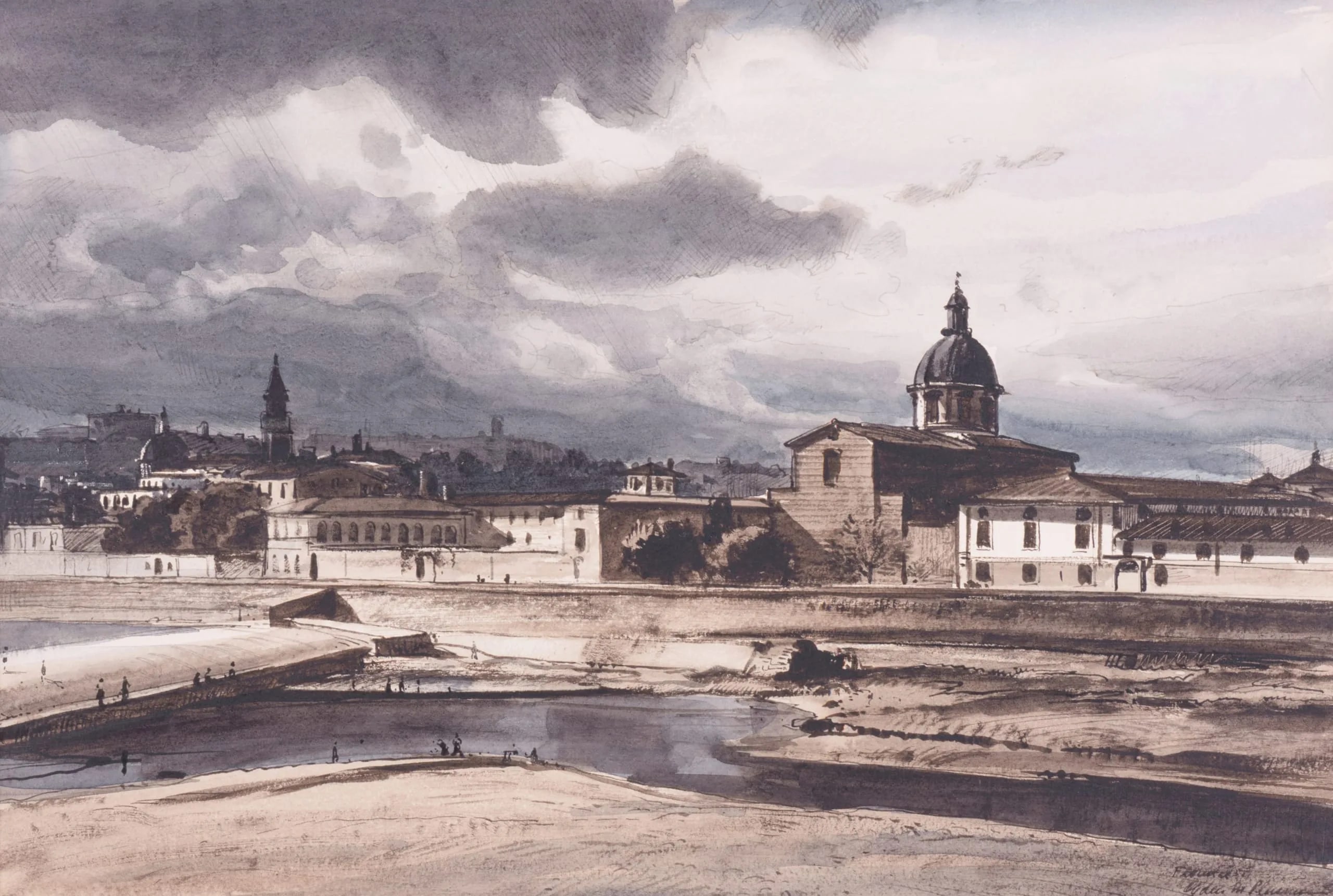 Along the Arno