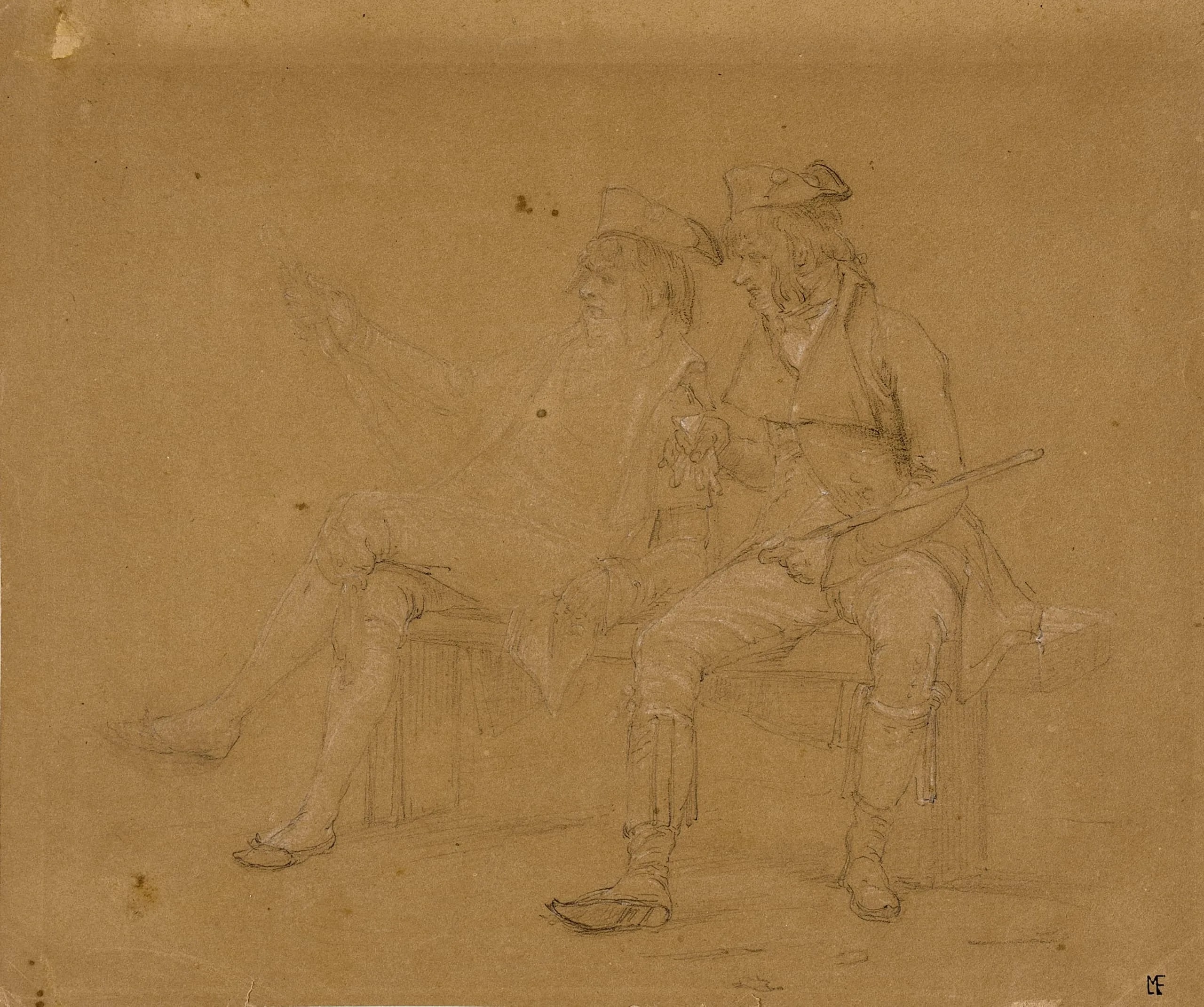 Seated Soldiers