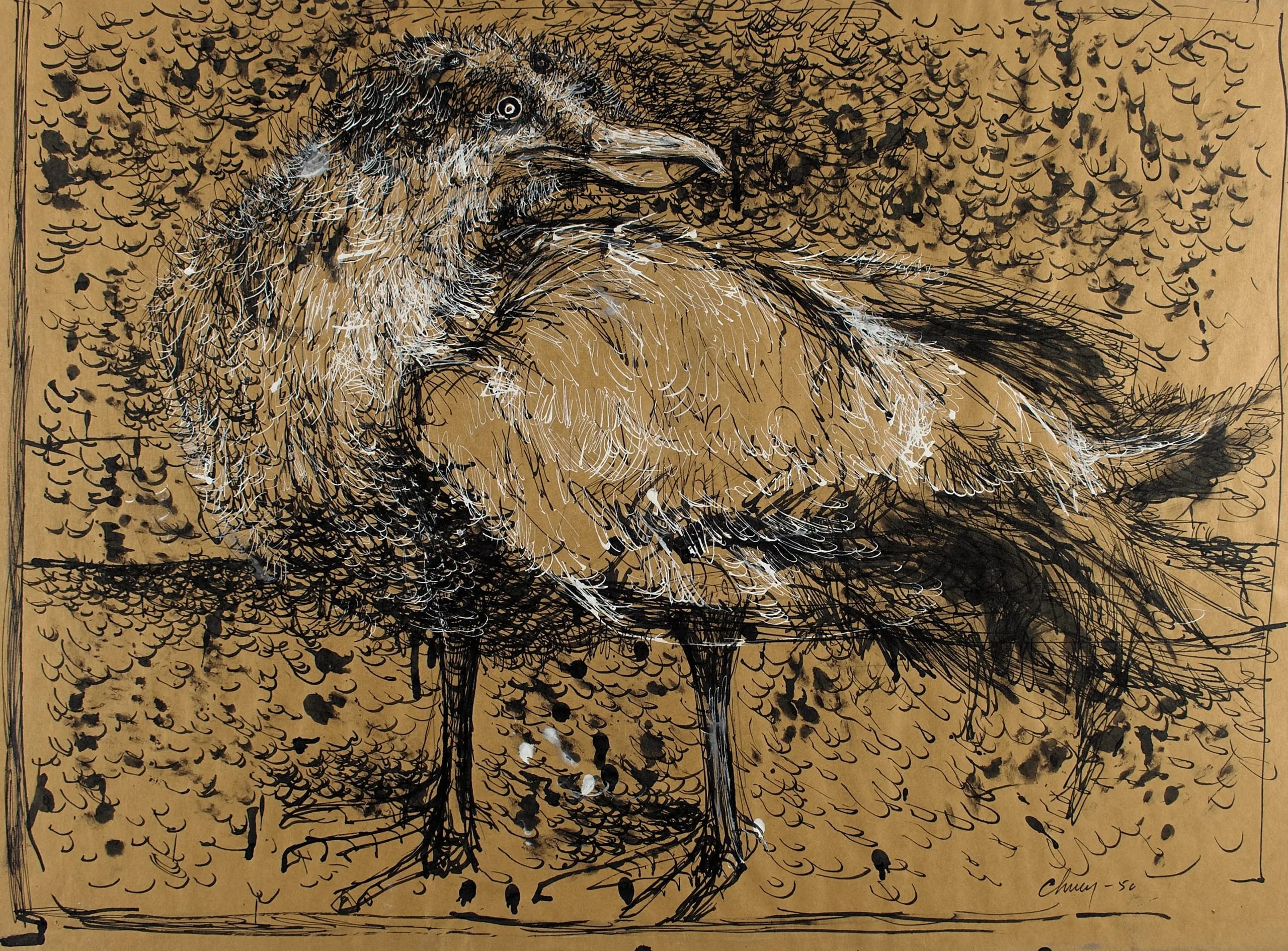 Large Standing Bird