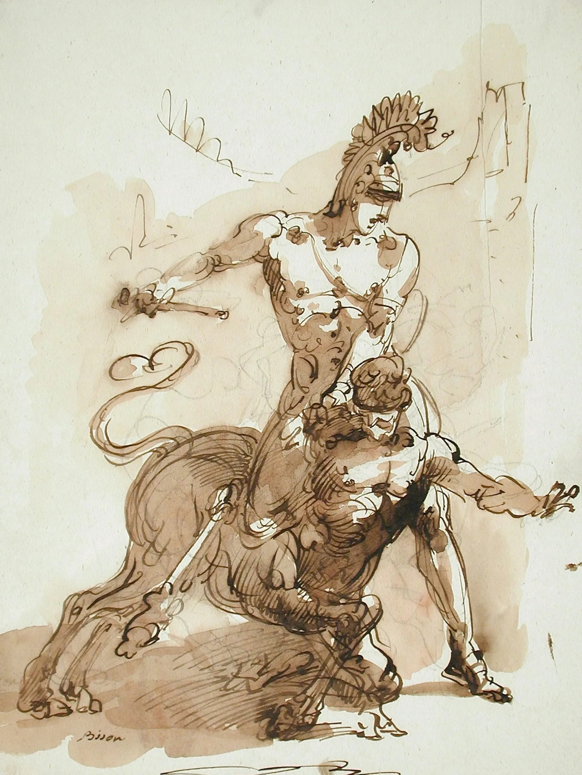 Warrior Astride a Centaur