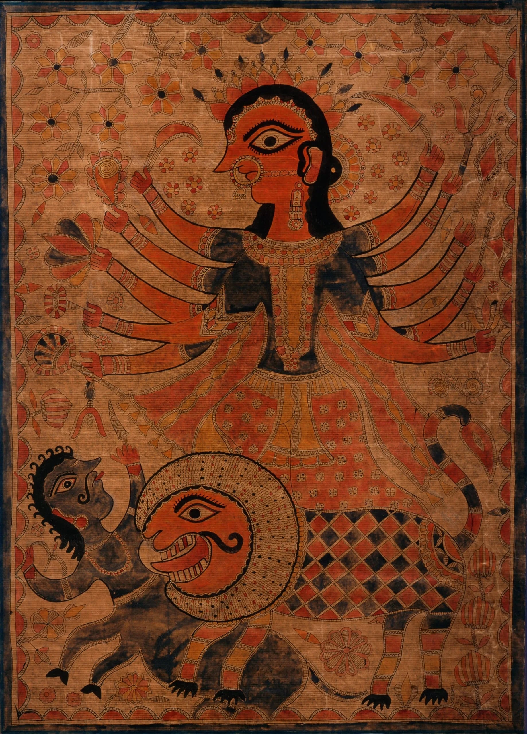 Durga Slaying the Buffalo Demon