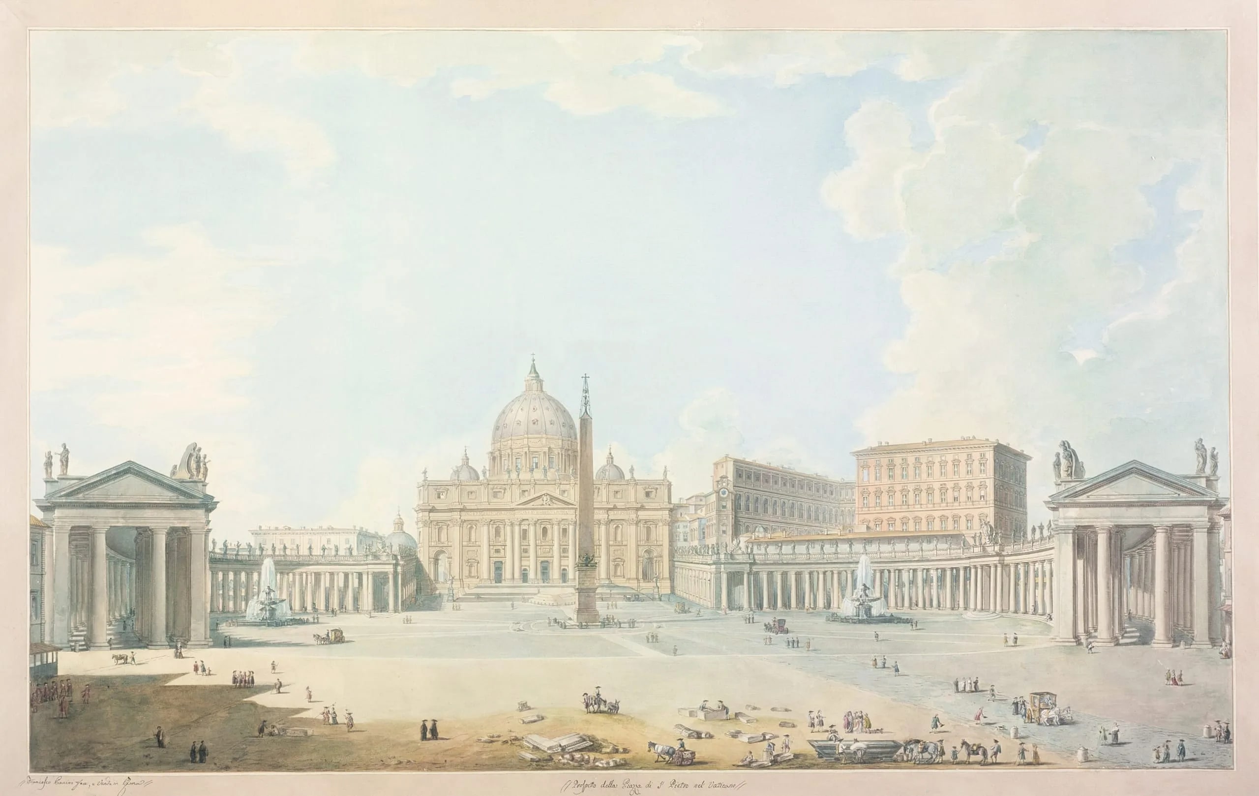 St. Peter's, the Basilica and the Piazza