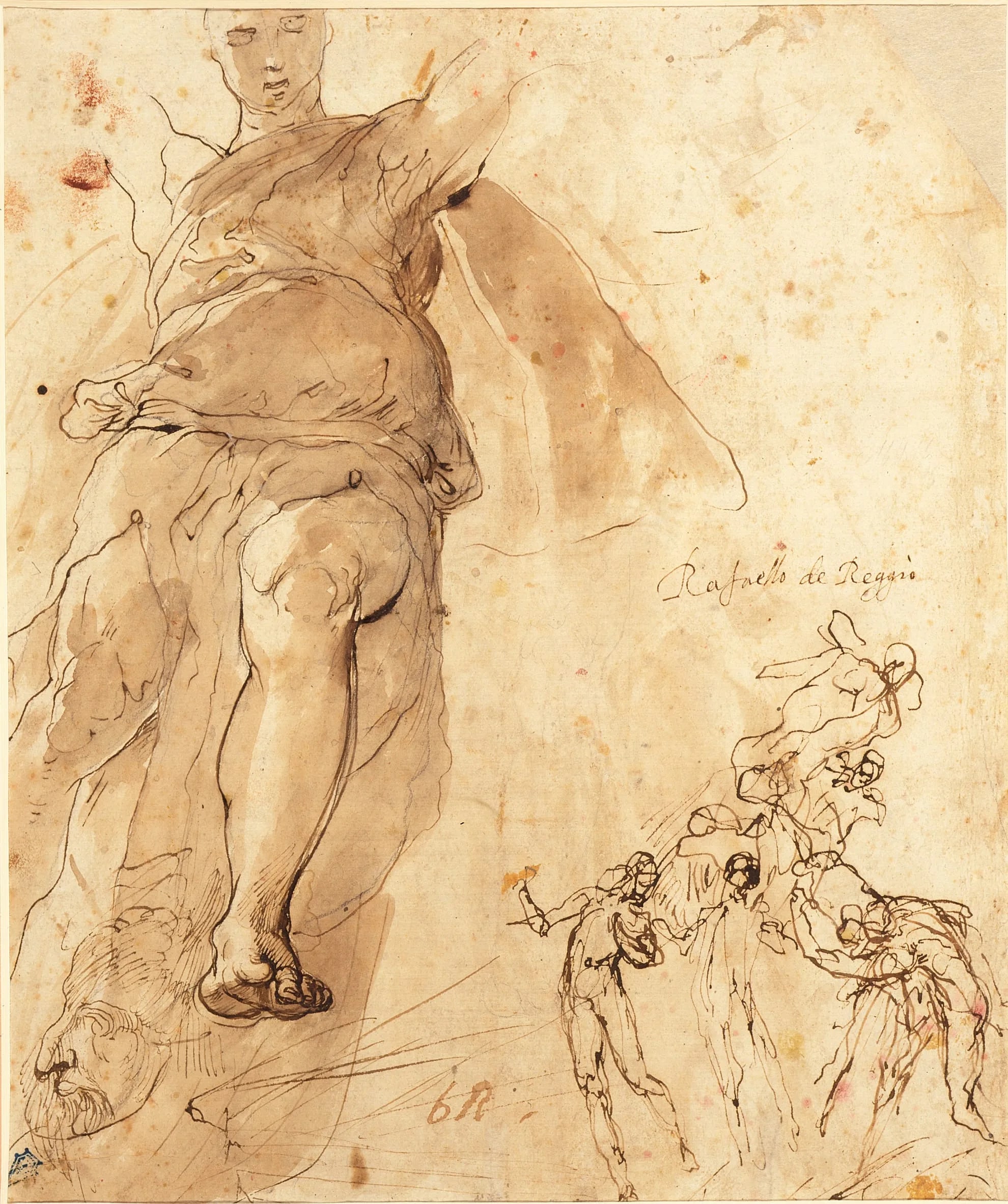 Dancing Figure and Other Studies (verso)