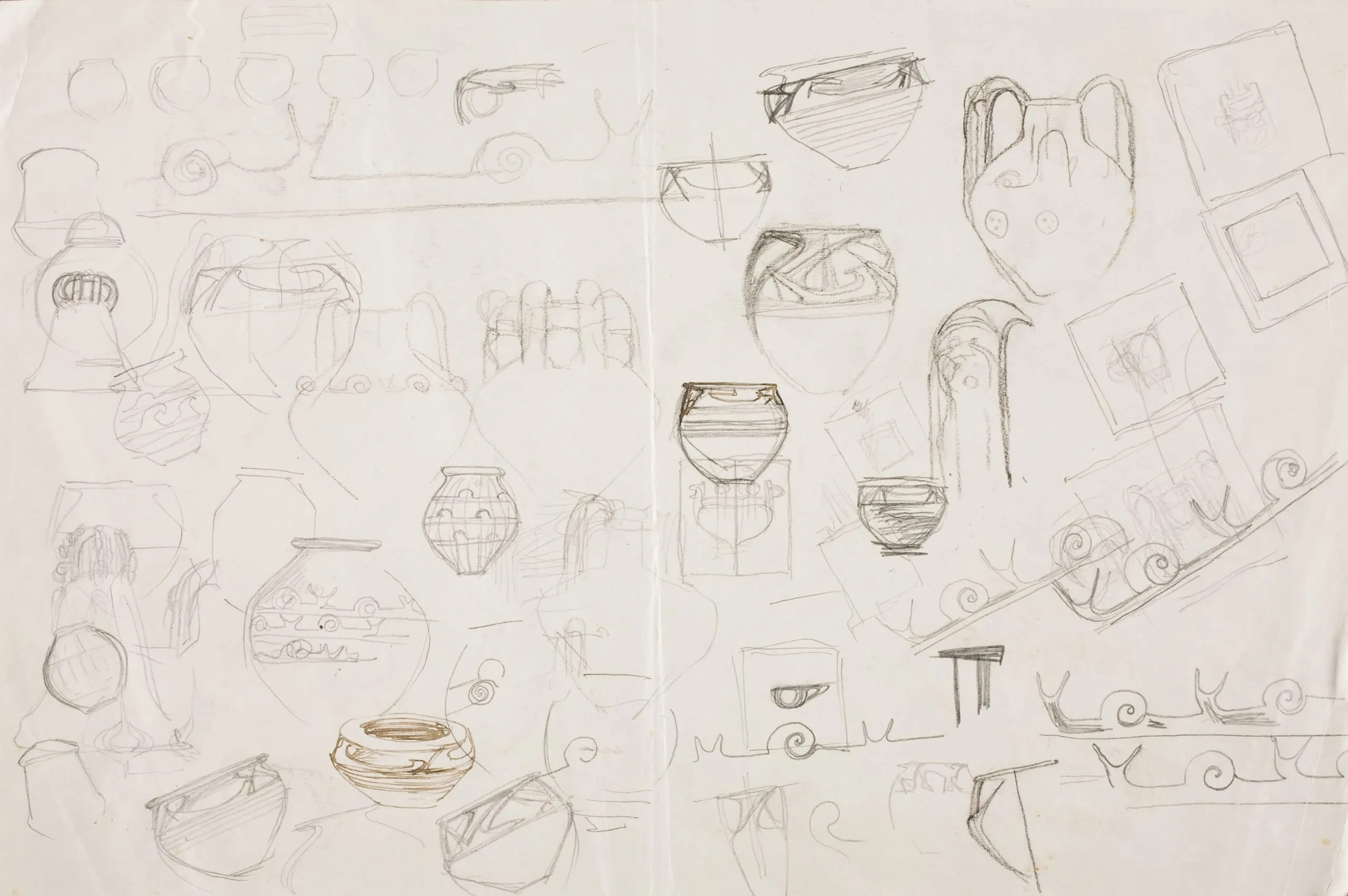 Sketch for ‘Vaso delle paranze’