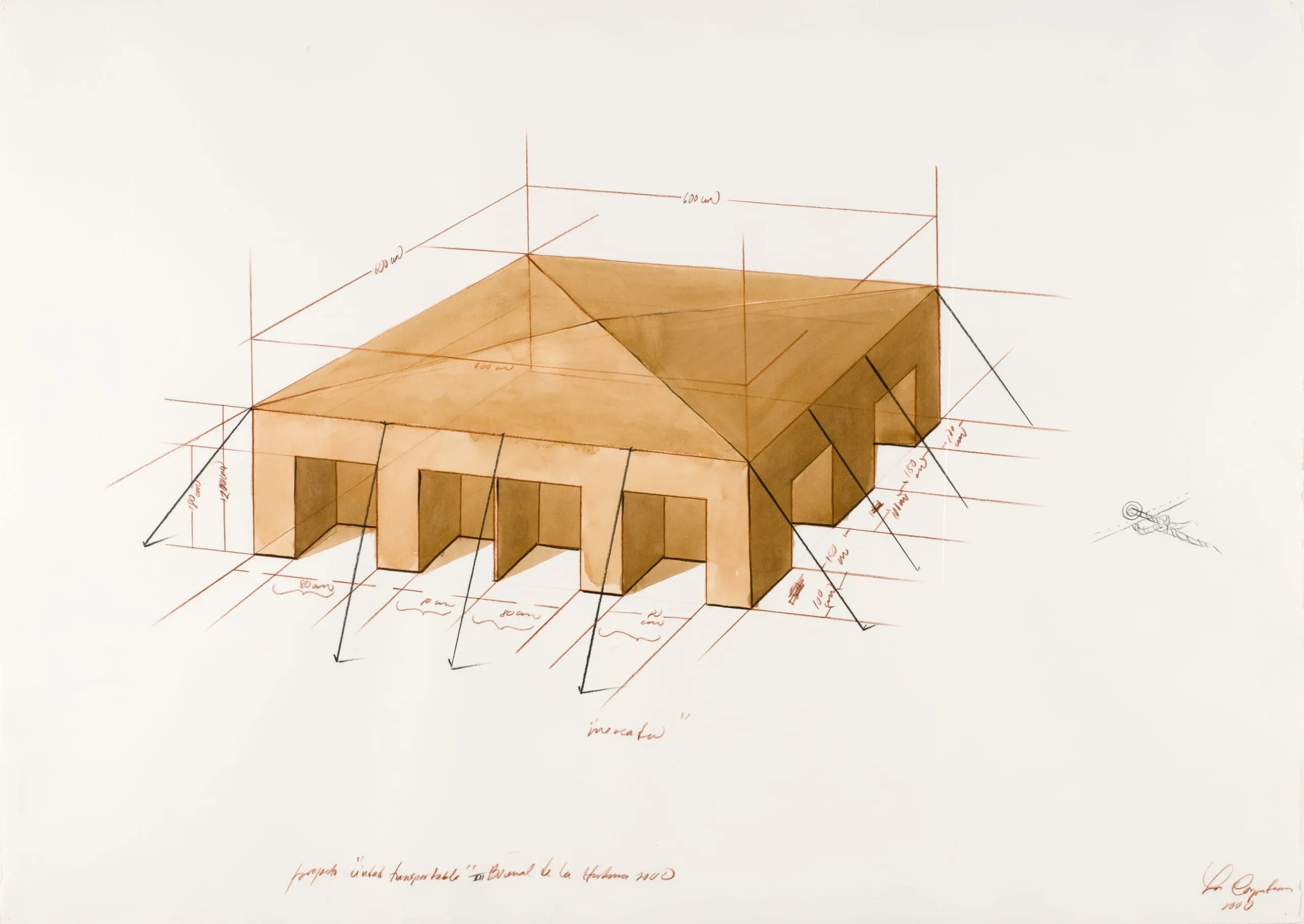 Factory, study for Transportable City (Fábrica, estudio para Ciudad Transportable)