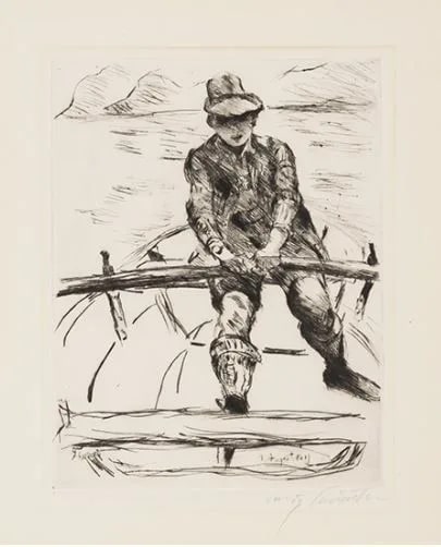 Thomas in Rowboat