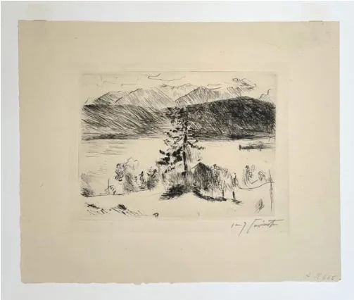 Larch Tree on the Walchensee