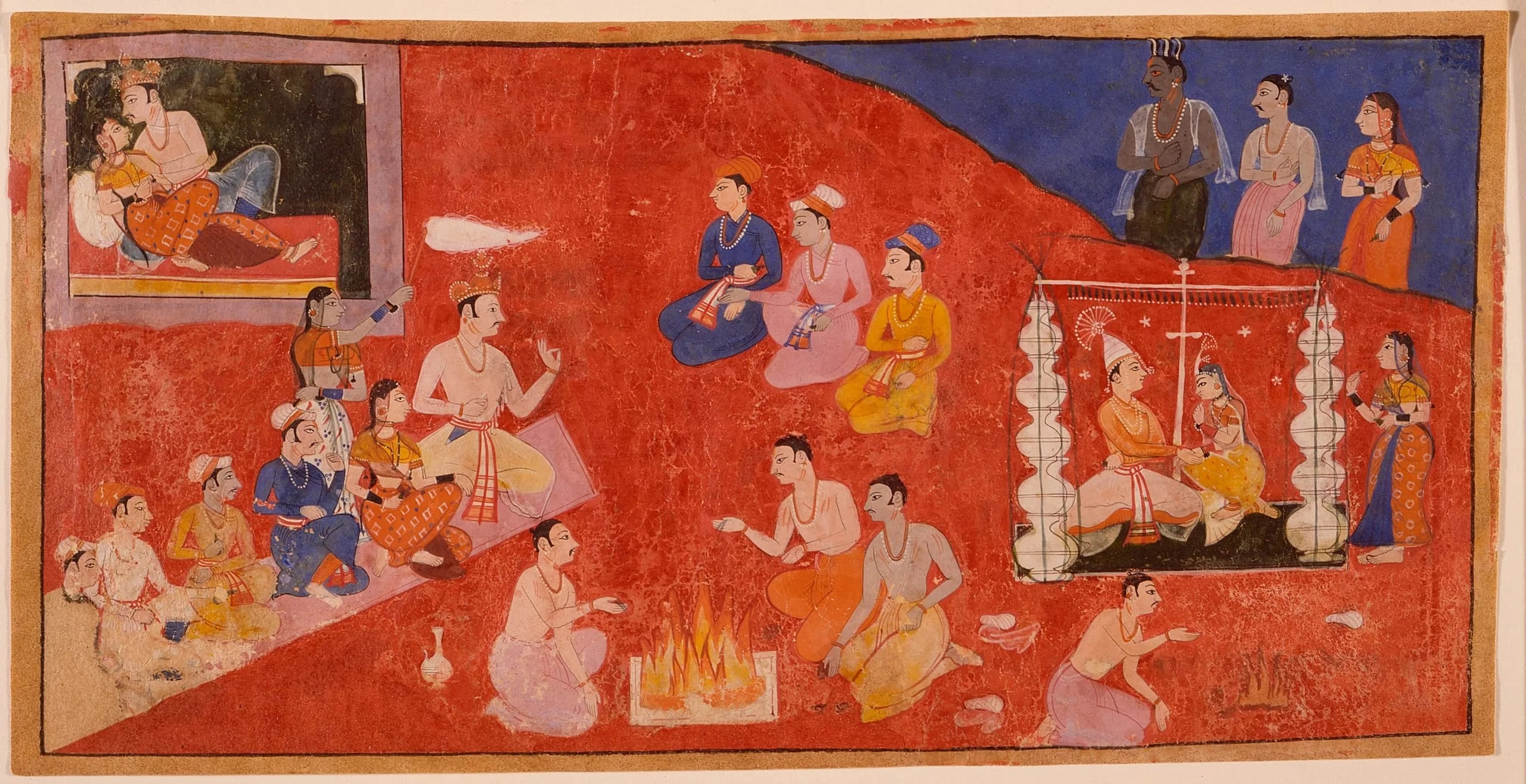 A Wedding Scene, Folio from a Ramayana (Adventures of Rama)