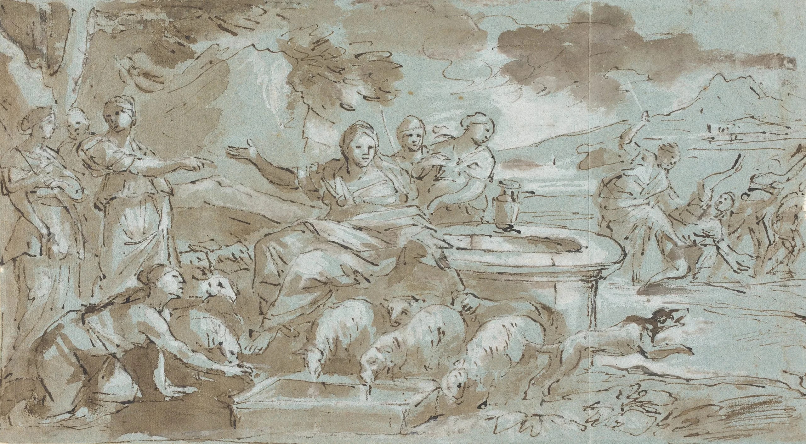 Moses and the Daughters of Jethro