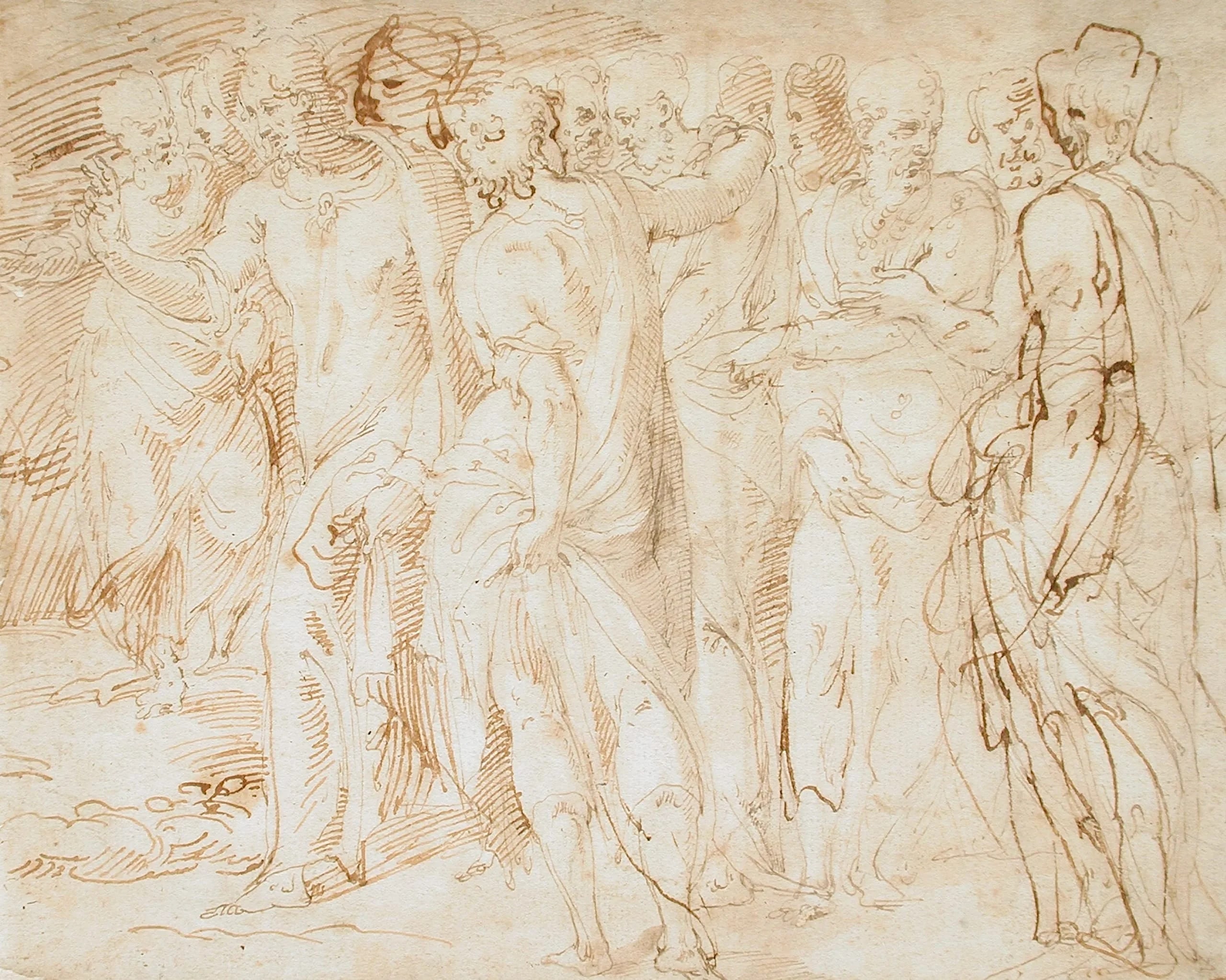 Scene from the Resurrection of Lazarus