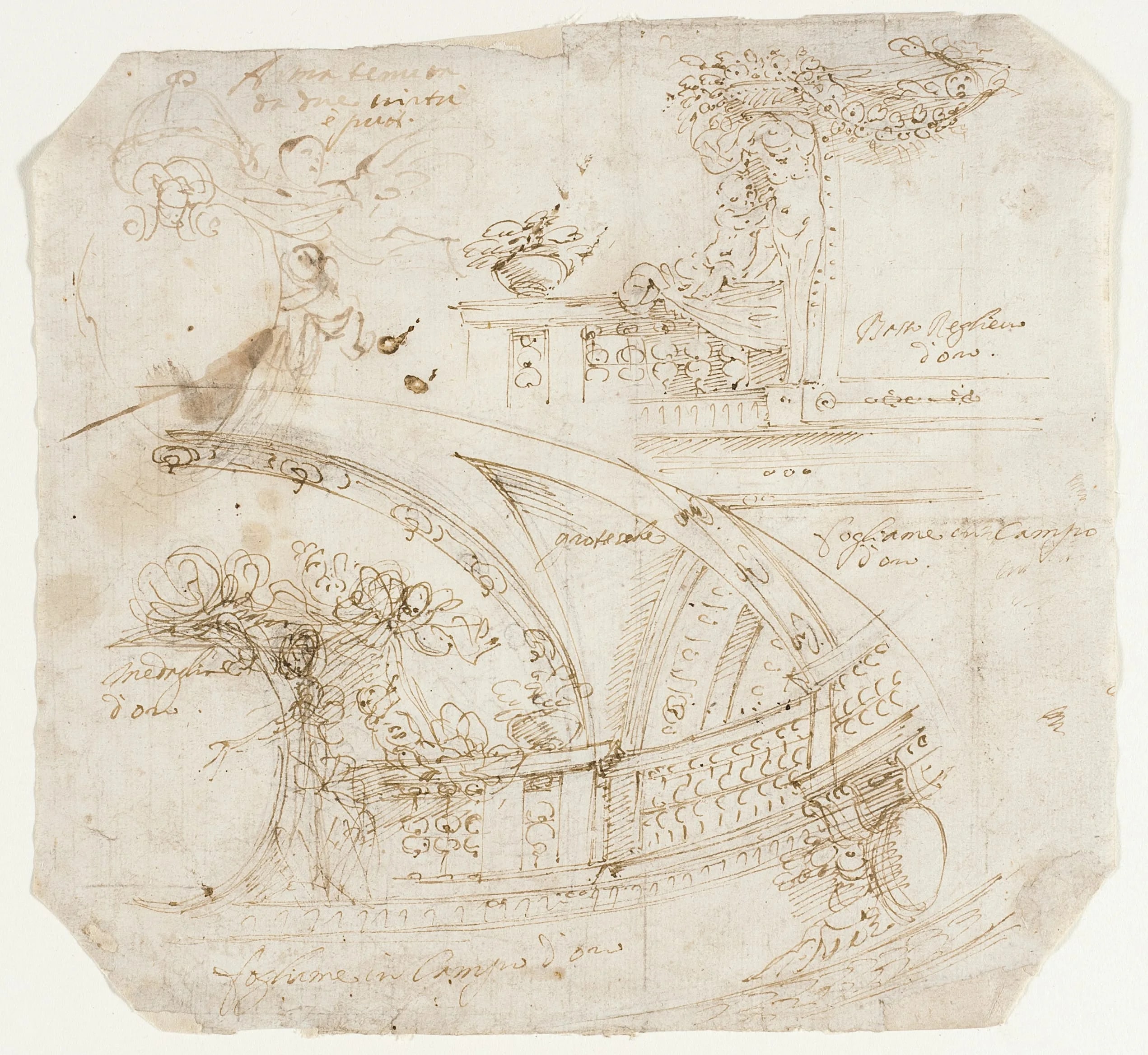 Sheet of Architectural Studies